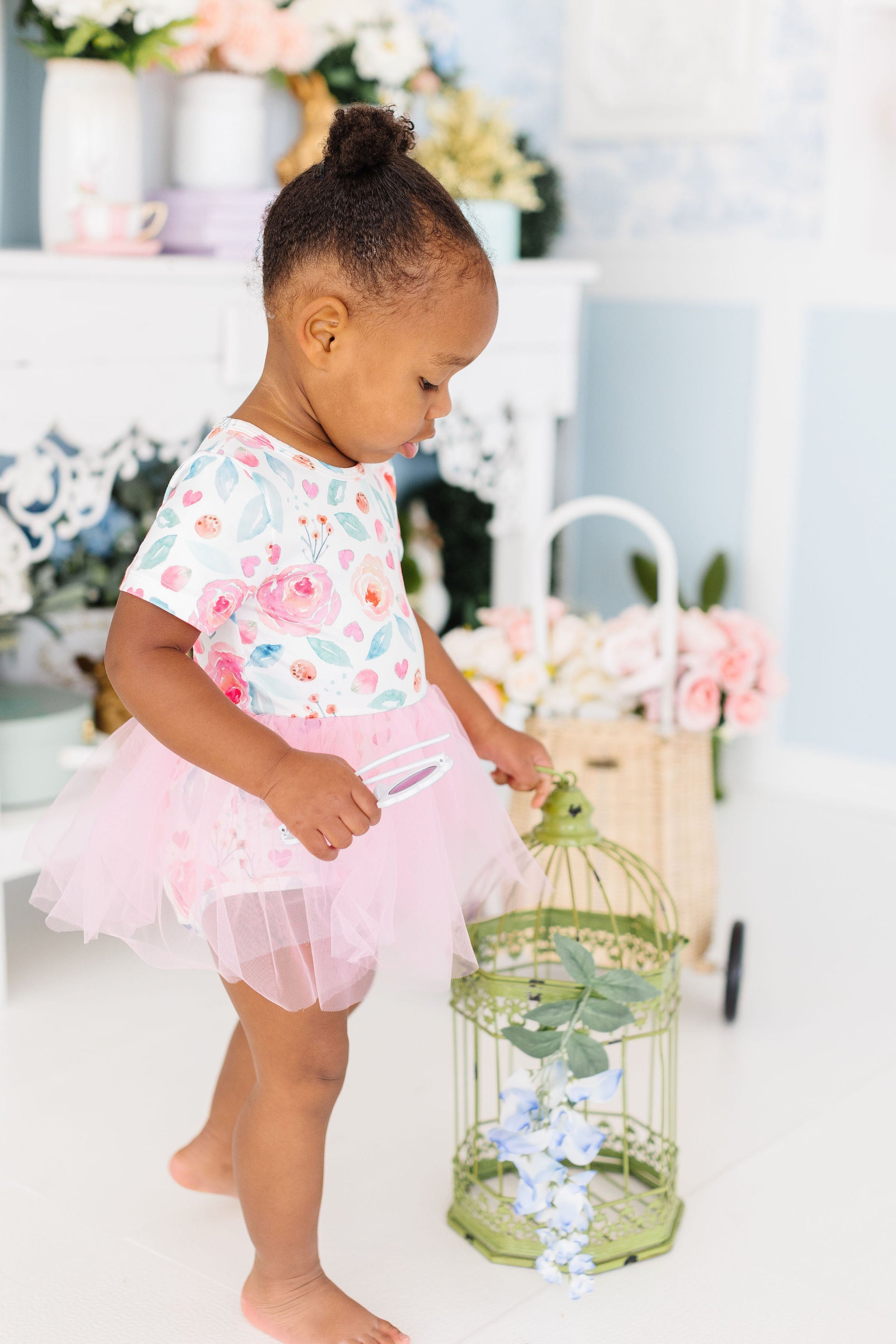 Rosettes Tutu Bodysuit