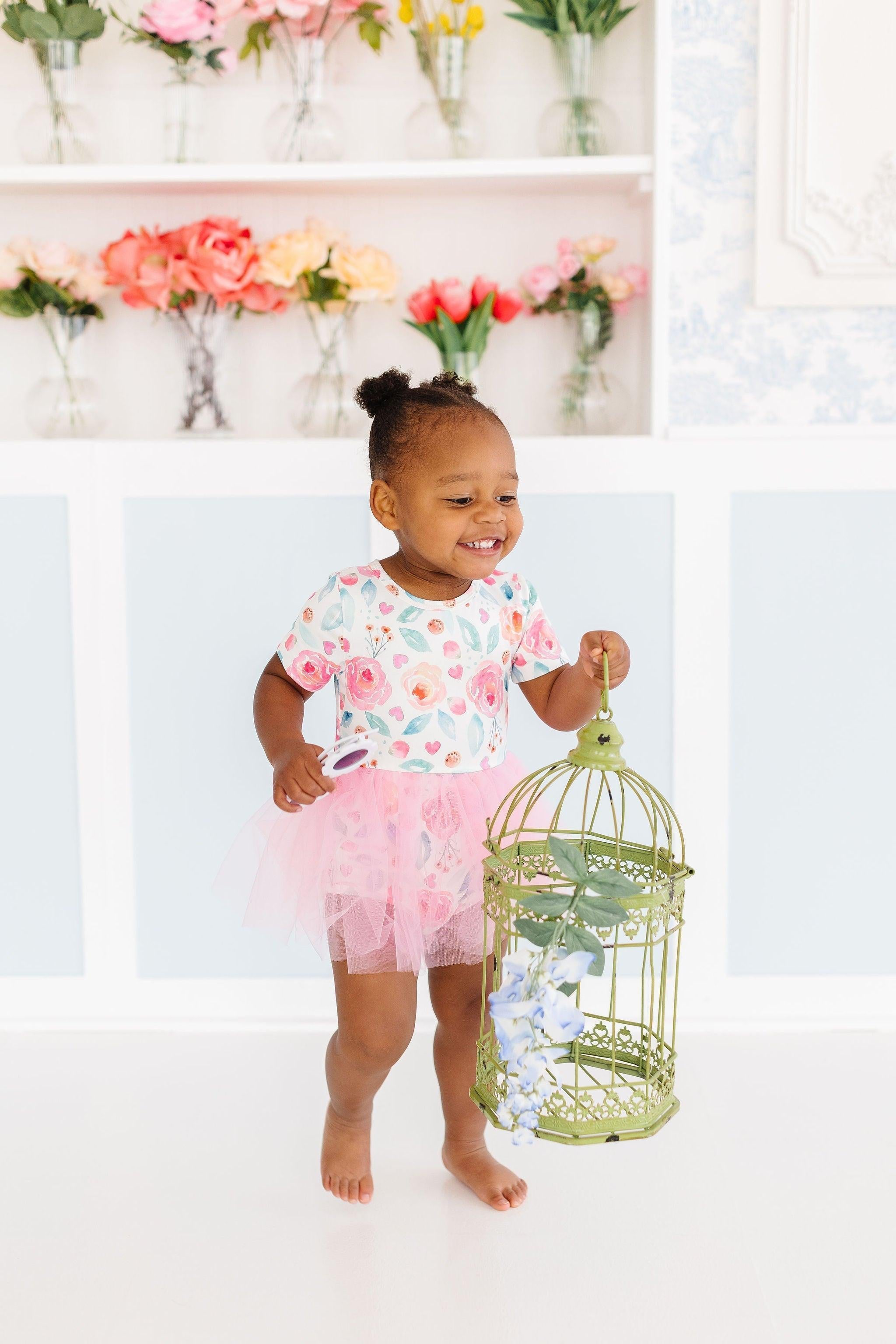 Rosettes Tutu Bodysuit