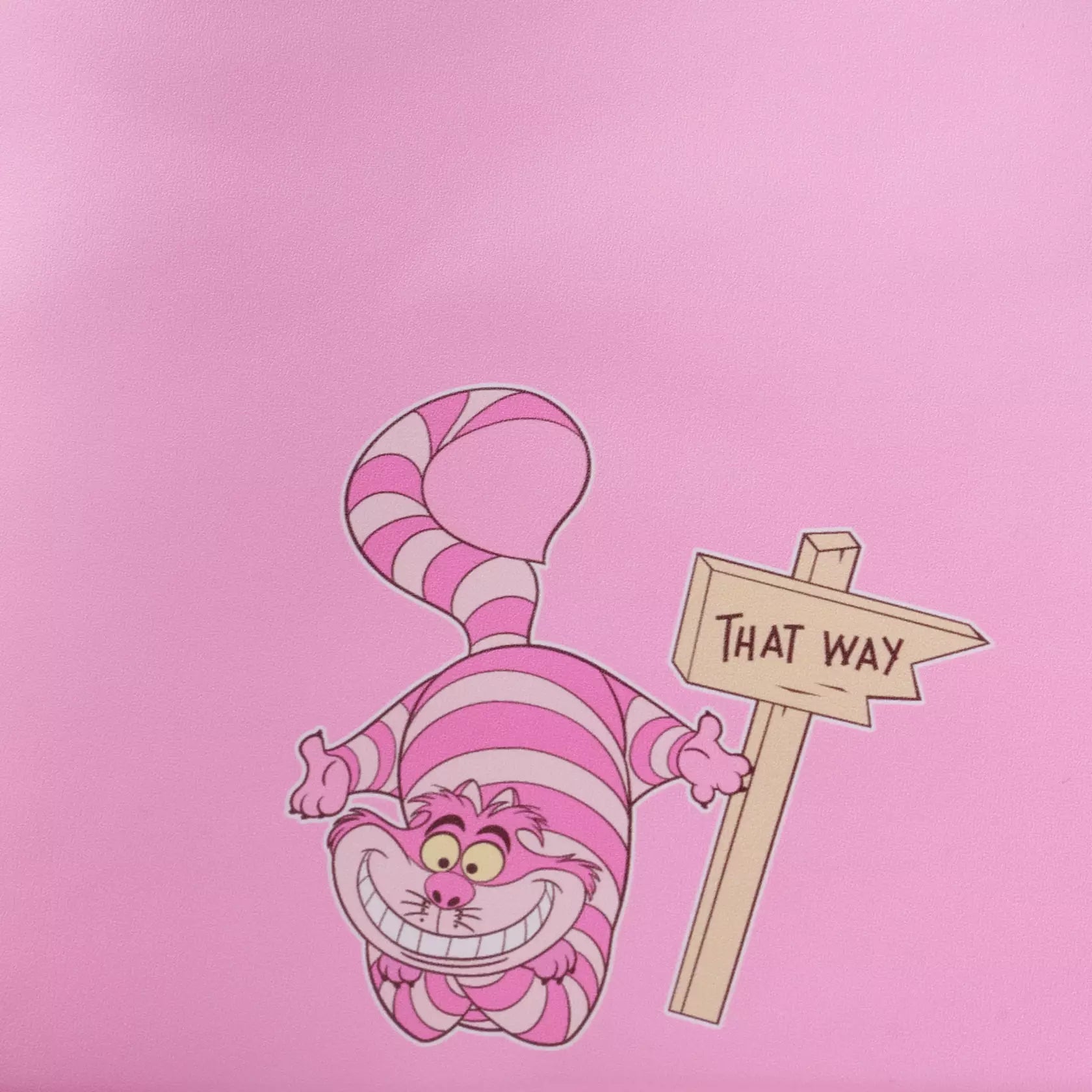 Loungefly Disney Parks Pastel Pink Cheshire Cat Mini Backpack Alice in Wonderland