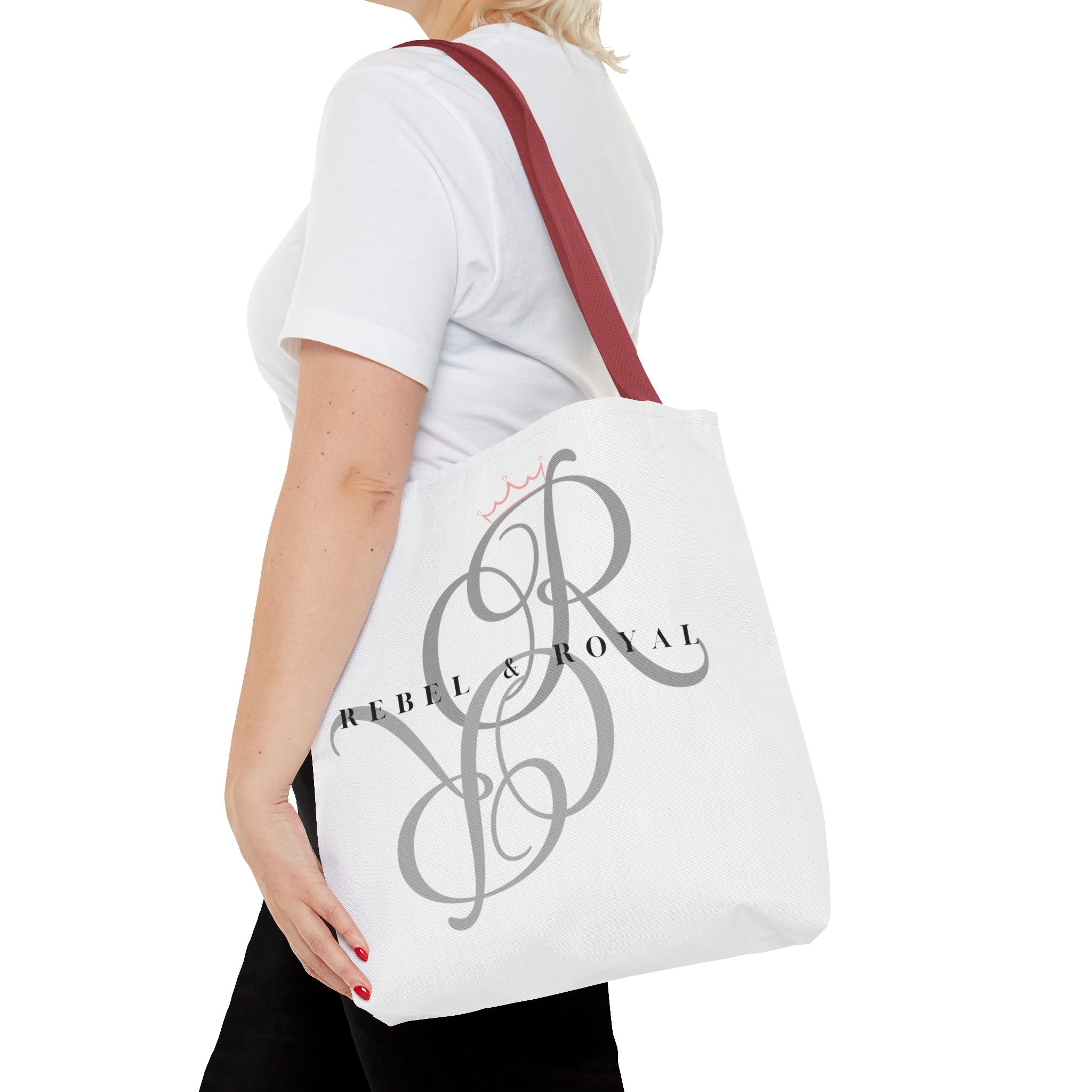 Chic Tote Bag - 'Rebel & Royal' - Stylish Carryall for Fashion Lovers, Travel, Minimalist Design, Gifts for Her