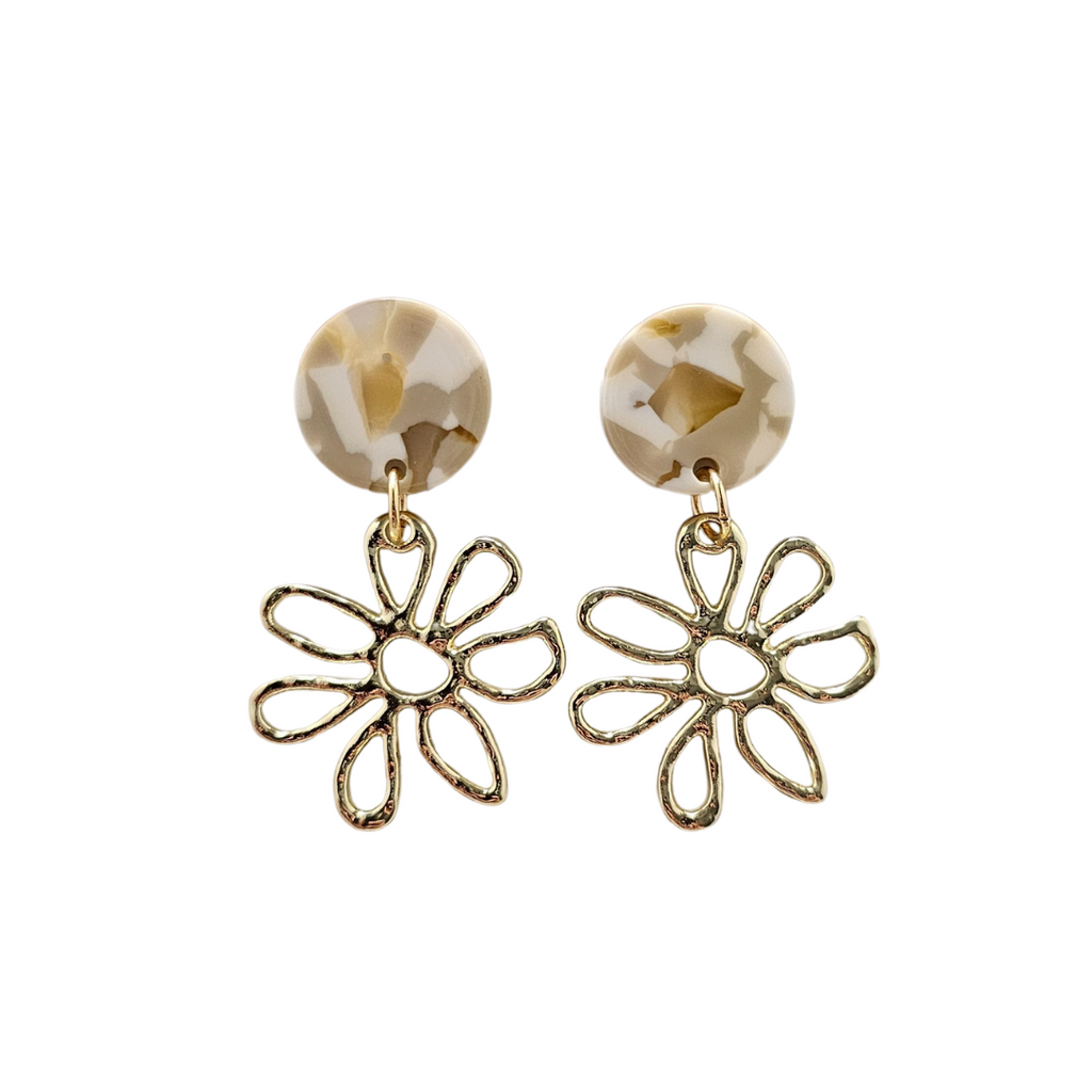 Lily Earrings - Daffodil