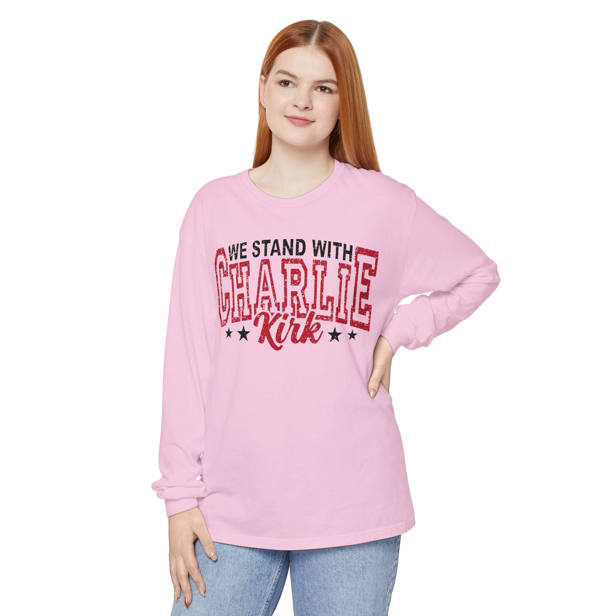 We stand with Charlie - long sleeve