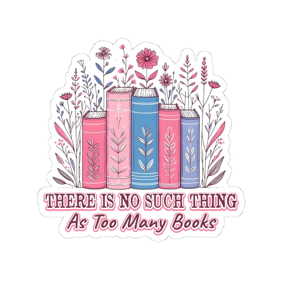 Colorful Book Lover Kiss-Cut Stickers, Perfect for Journals, Laptops, Gift for Readers, Home Decor, Bookish Gifts, Trendy Stickers