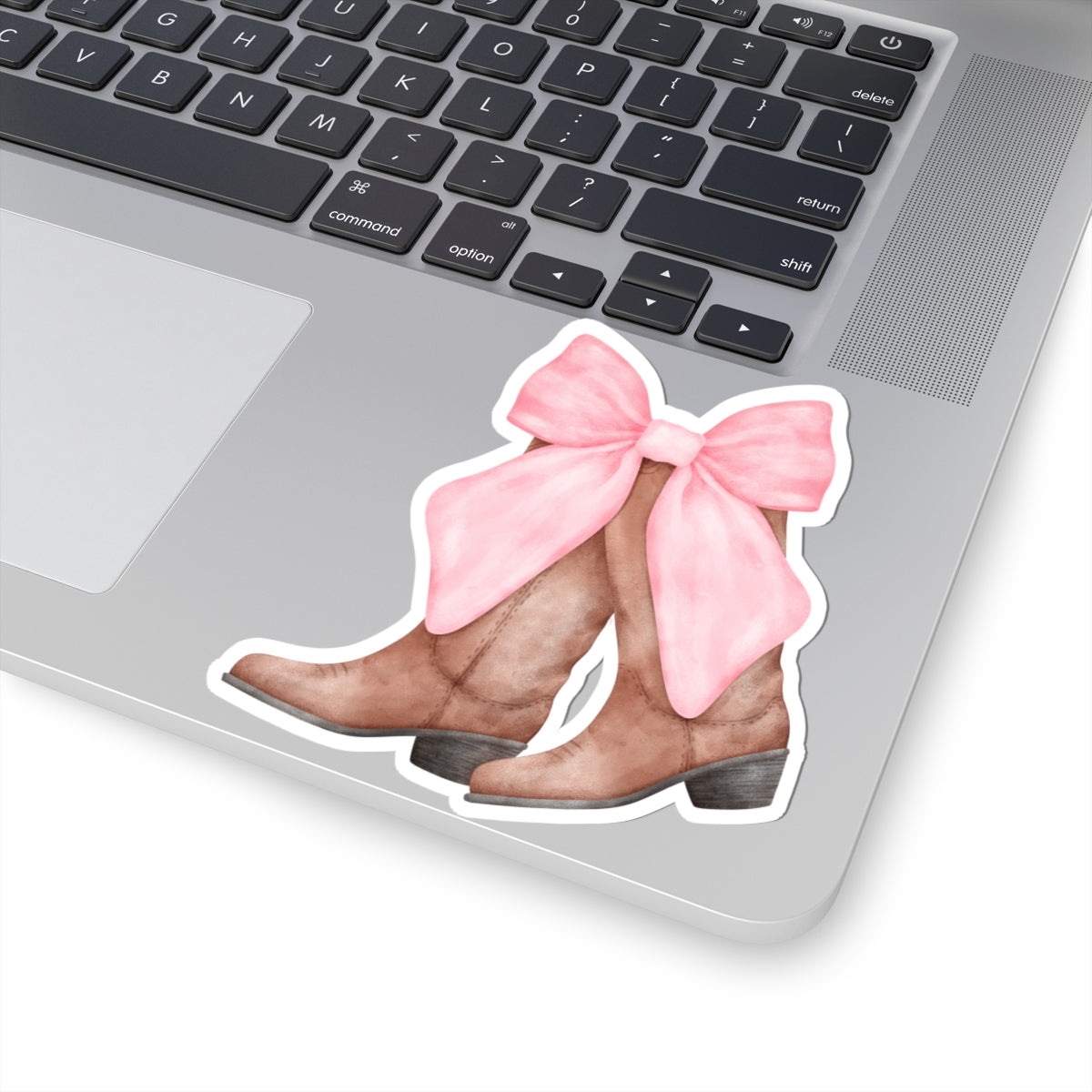 Chic Cowgirl Kiss-Cut Stickers, Cute Boot Stickers for Laptops, Journals, Gift for Country Lovers, Western Decor, Rodeo Accessories