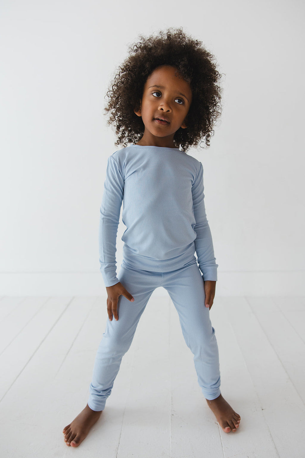 Blue Macaron (ribbed) - Set