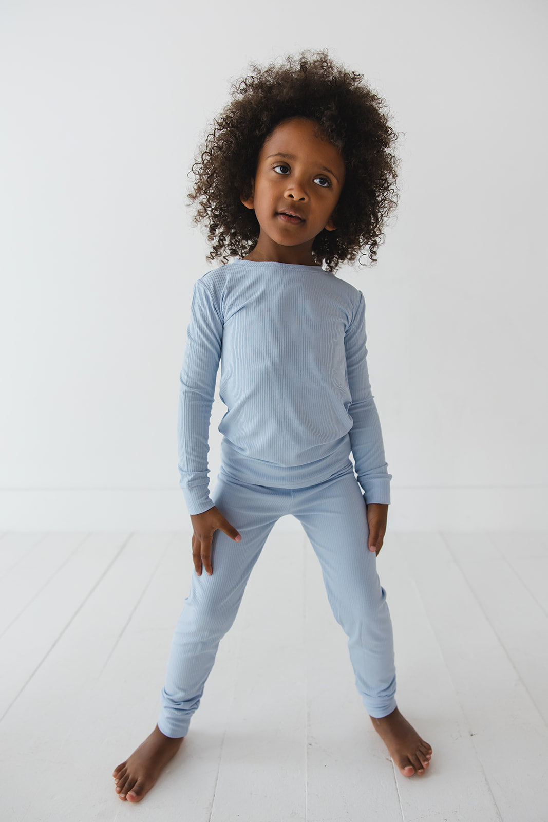 Blue Macaron (ribbed) - Set