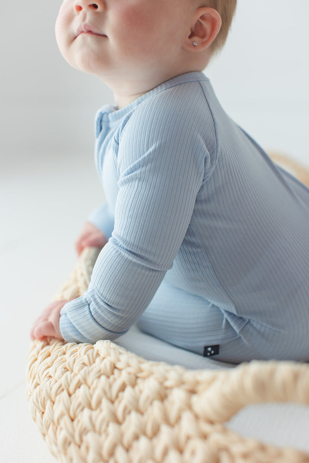 Blue Macaron (ribbed) - Zippy