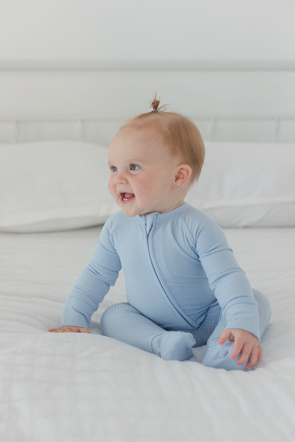 Blue Macaron (ribbed) - Zippy