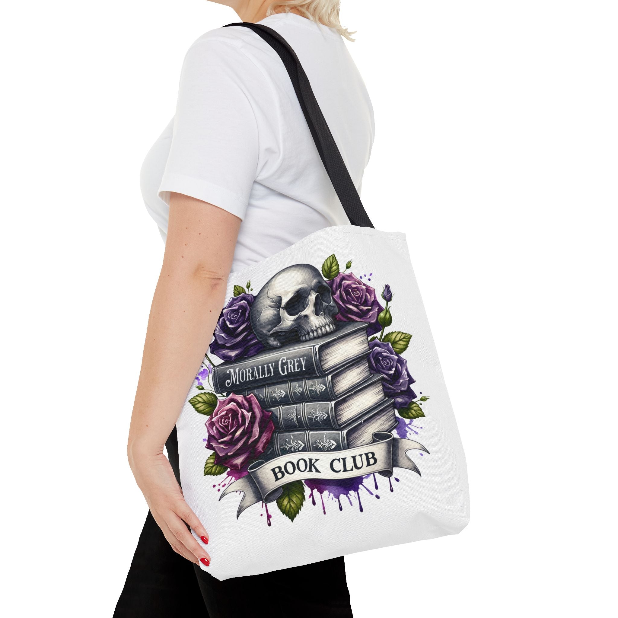Book Tote Bag - Morally Grey Book Club Tote