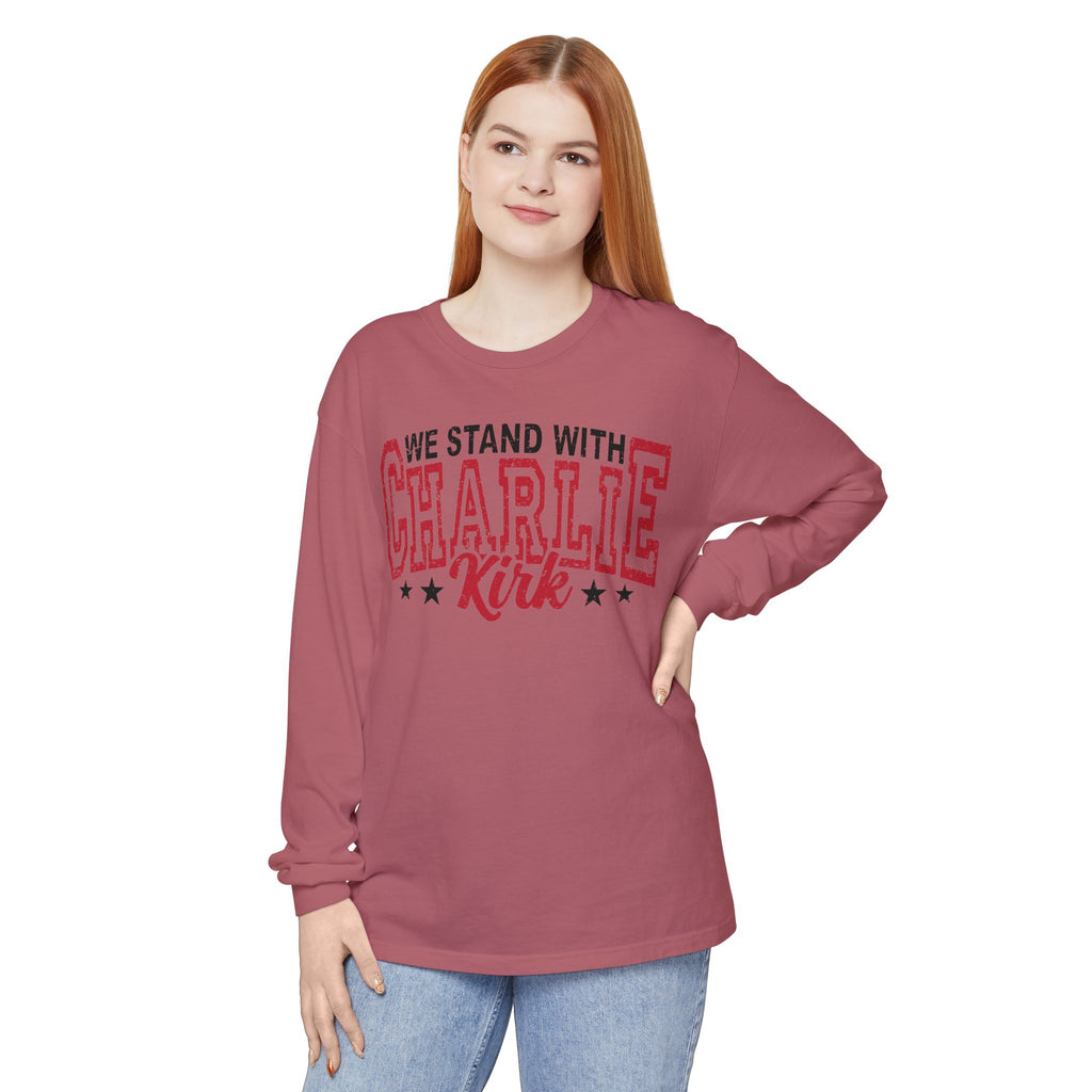 We stand with Charlie - long sleeve