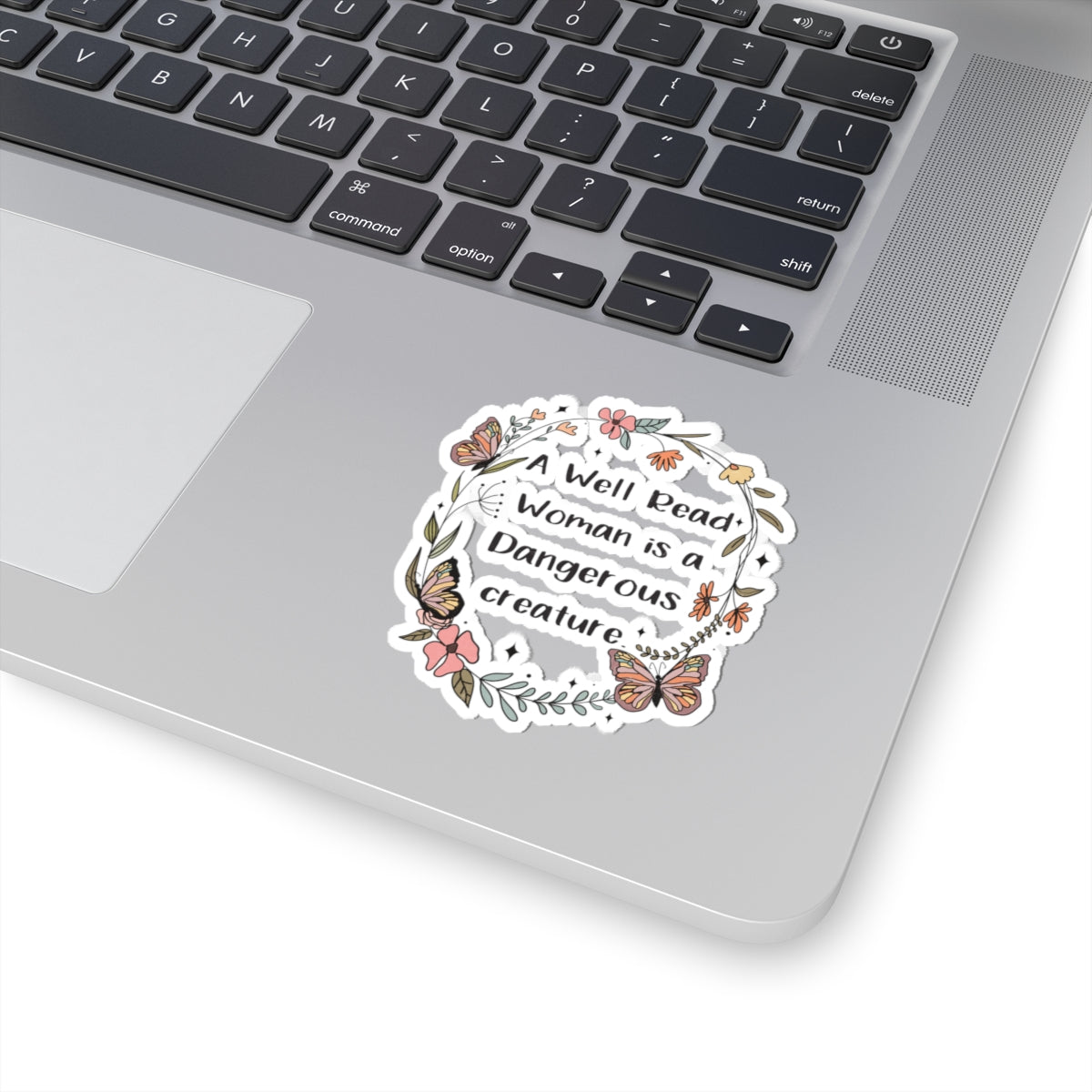 Empowering Literary Stickers | A Well Read Woman is a Dangerous Creature, Book Lover Gift, Journal Decor, Laptop Stickers