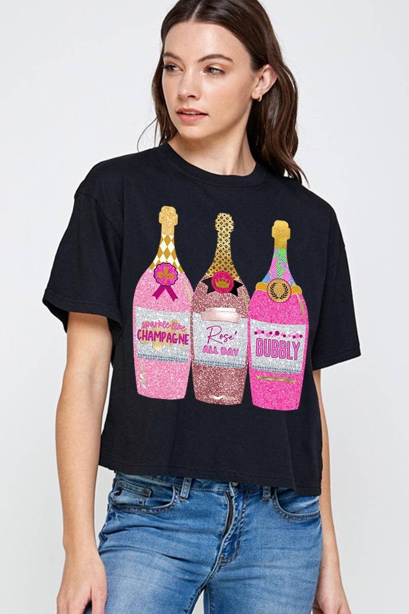 Bougie Bubbly Boxy Tee -clearance