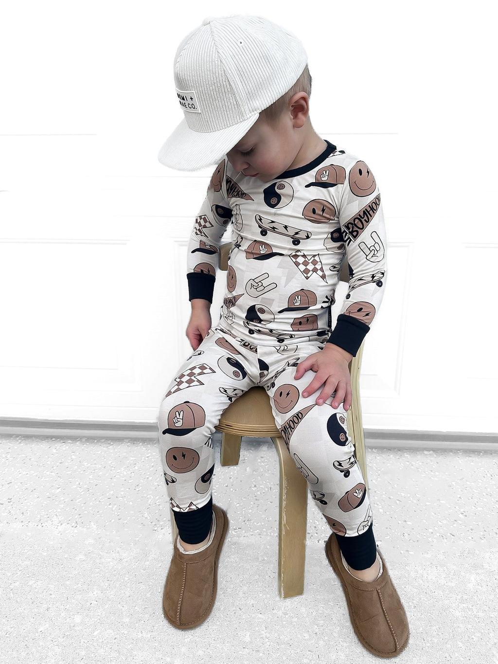 BAMBOO 2 PIECE PAJAMA SET - BOYHOOD