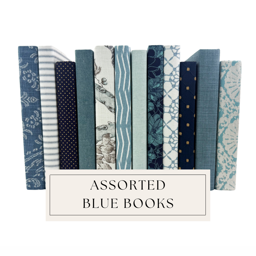 Assorted Blue Book Set- Designer Curated