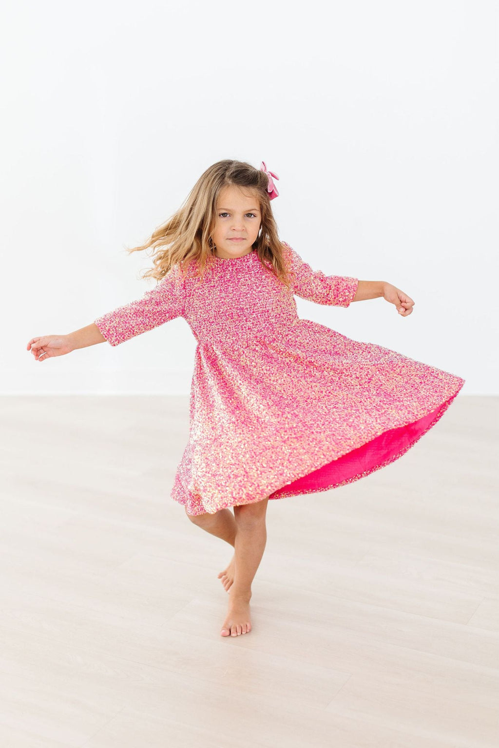SALE Hot Pink Sequin Dress