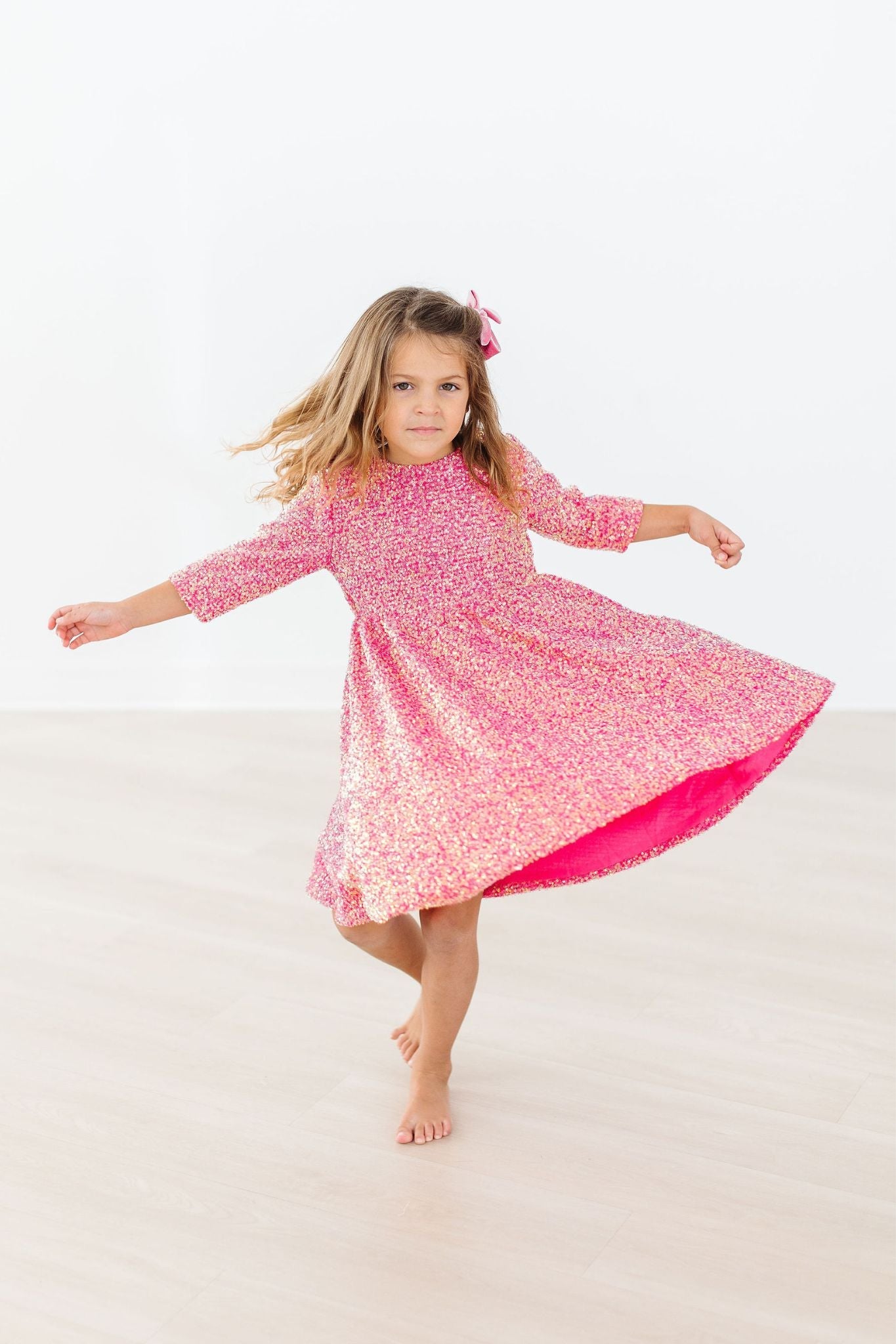 SALE Hot Pink Sequin Dress