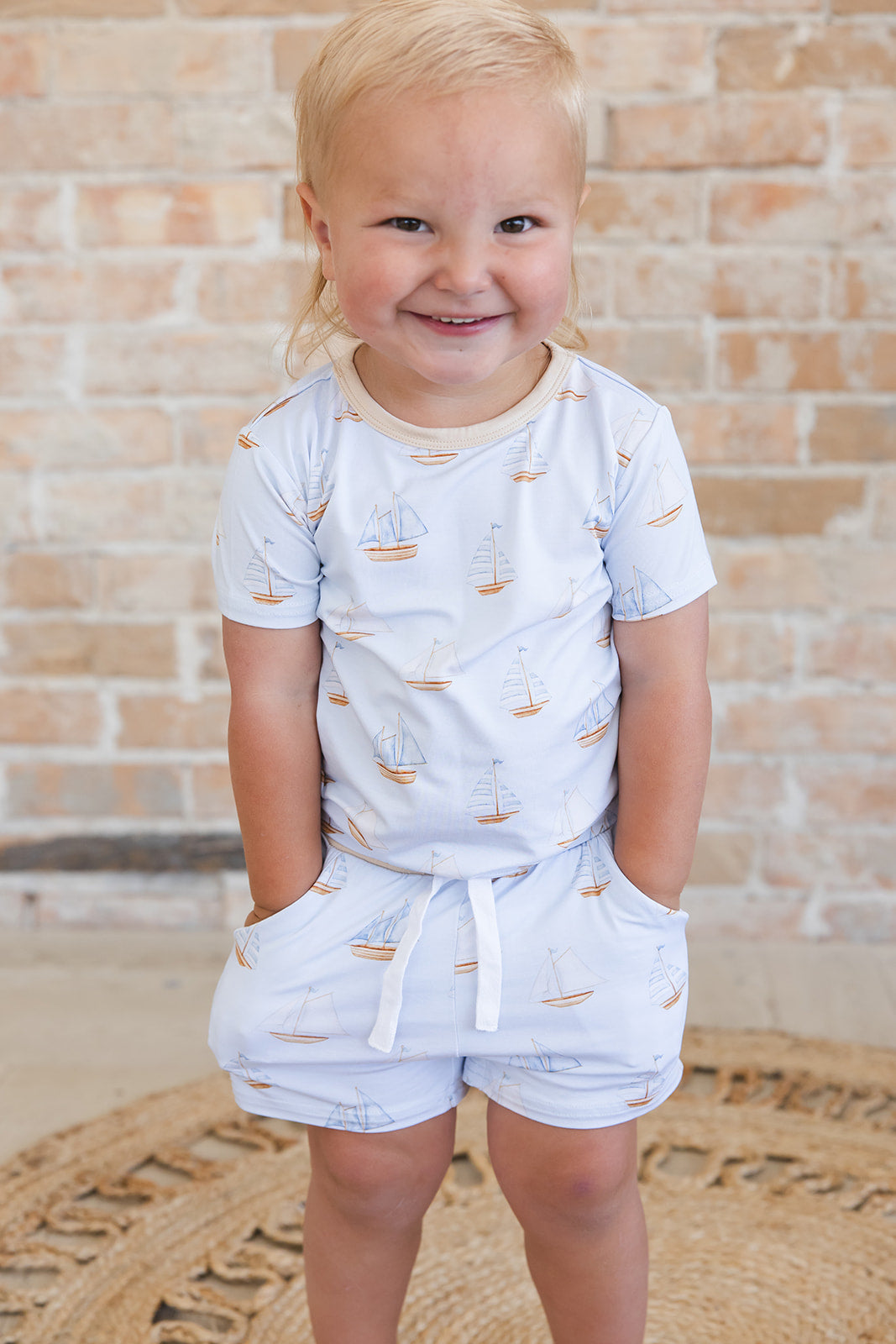 Sailboats - Pocket Short Set