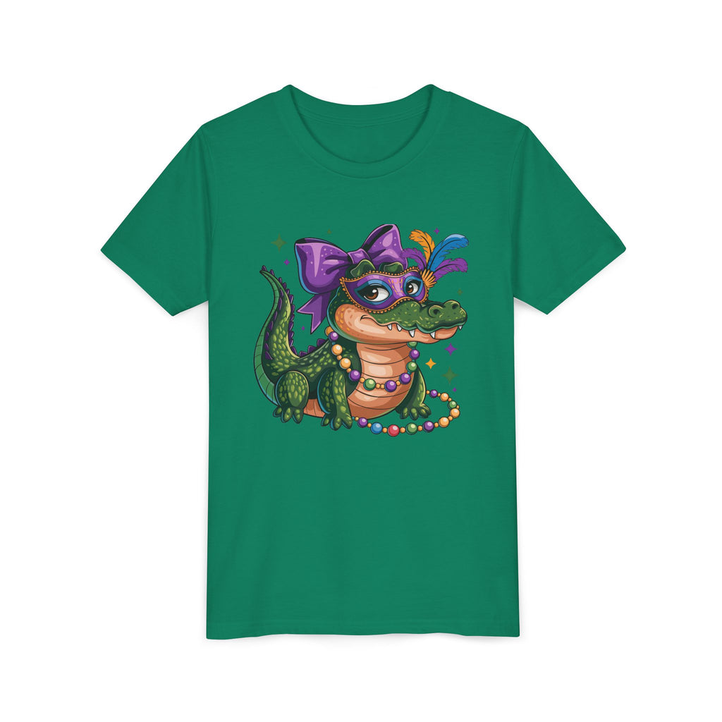 Mardi Gras Gator kids shirt