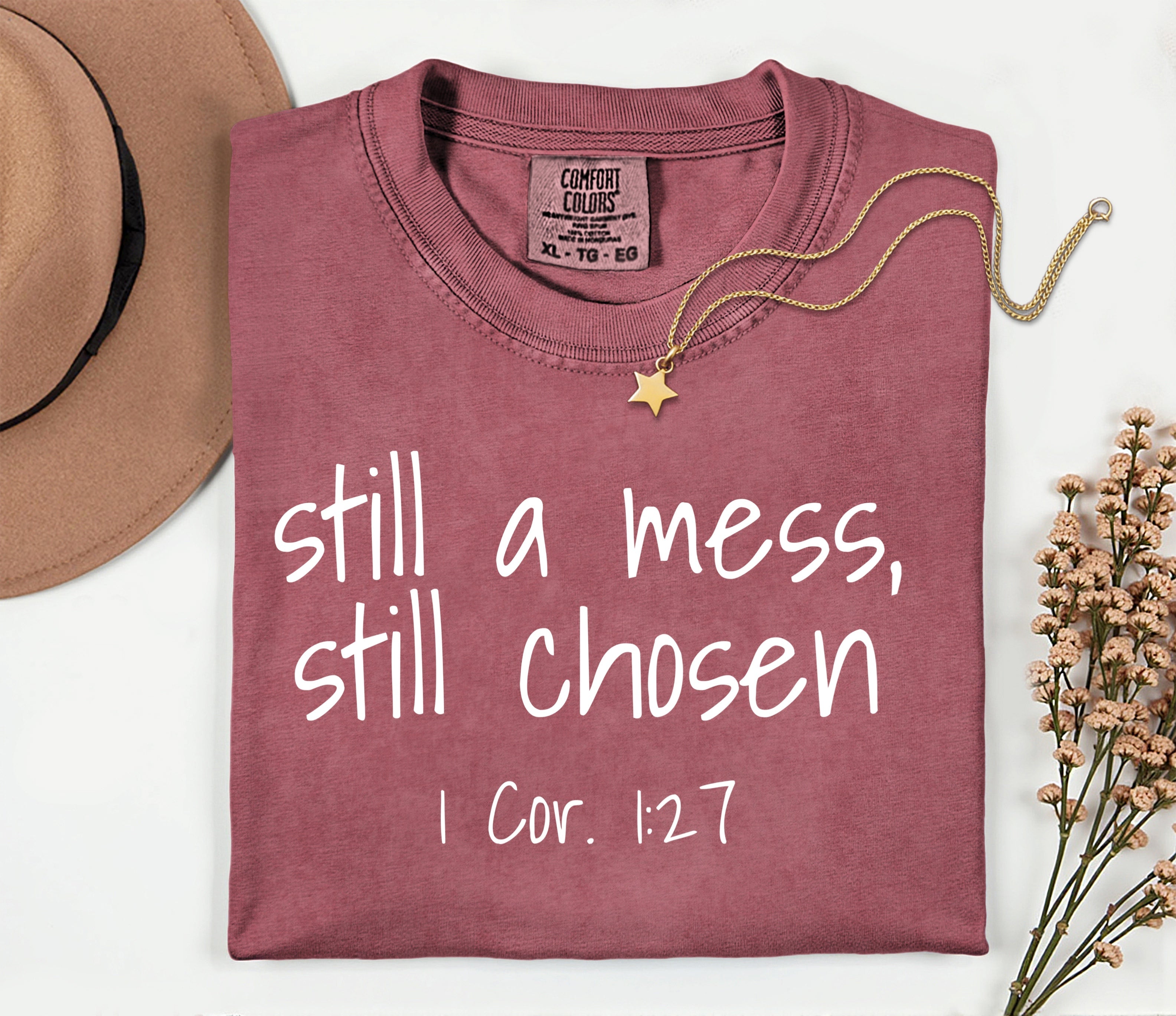 Comfort Colors Brick Still a Mess Still Chosen