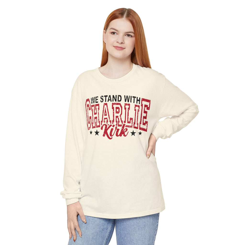 We stand with Charlie - long sleeve