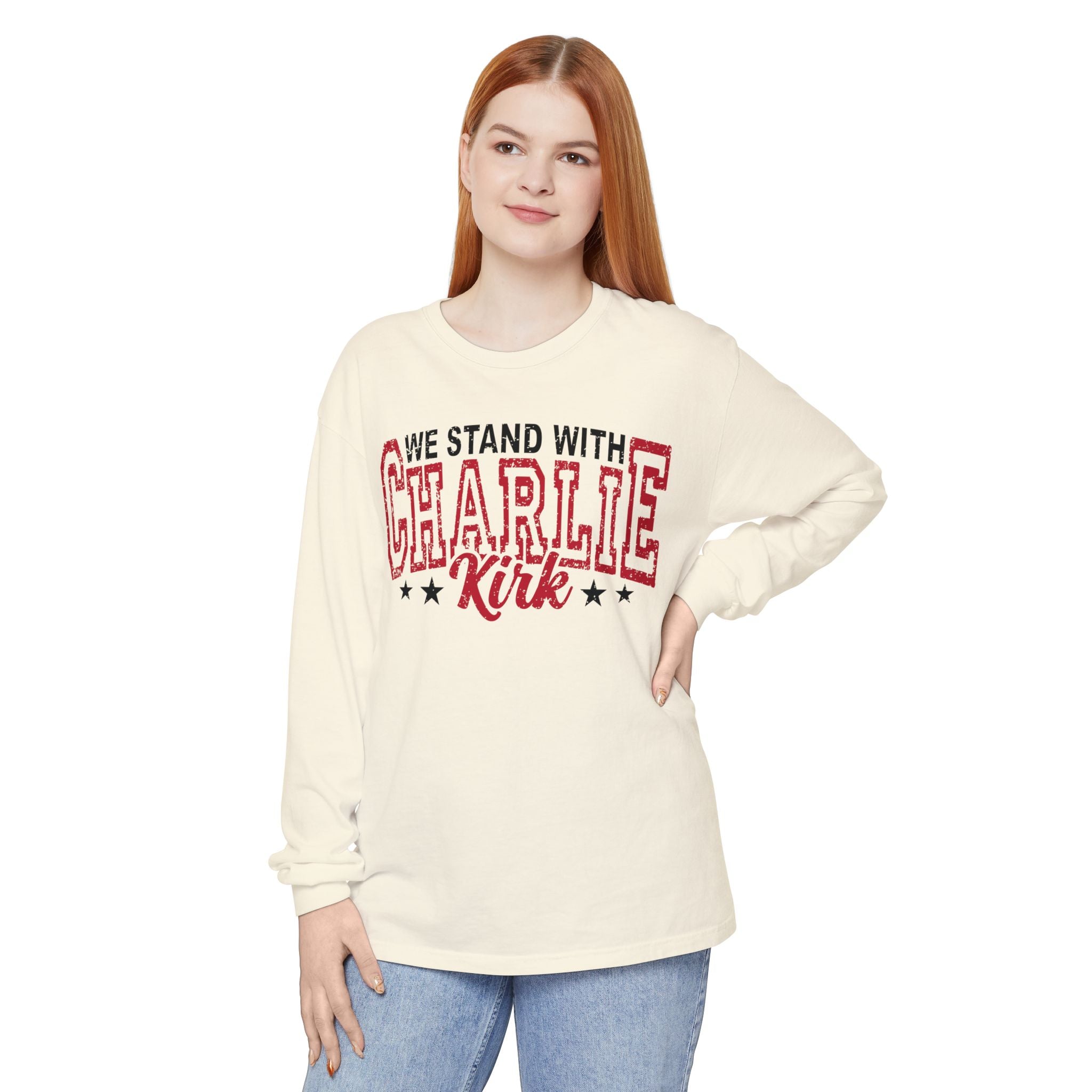We stand with Charlie - long sleeve