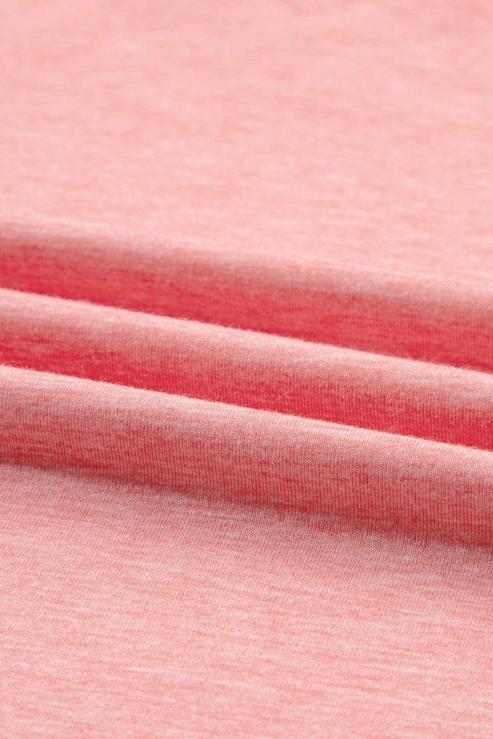 Heathered Petal Sleeve V-Neck T-Shirt