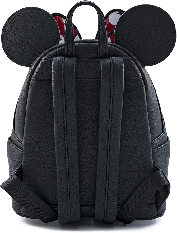 Loungefly Disney Minnie Mouse Bow Faux Leather Womens Mini Backpack