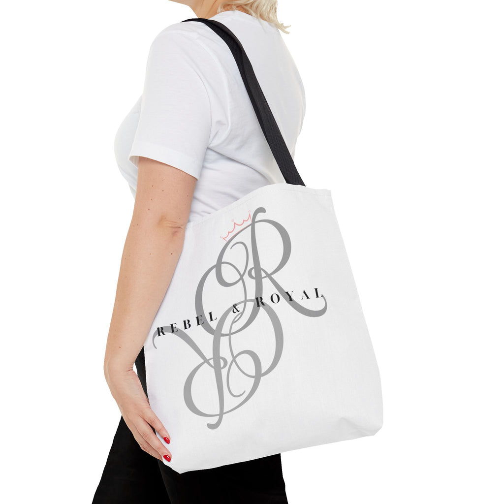 Chic Tote Bag - 'Rebel & Royal' - Stylish Carryall for Fashion Lovers, Travel, Minimalist Design, Gifts for Her