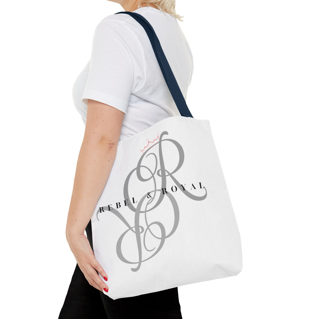 Chic Tote Bag - 'Rebel & Royal' - Stylish Carryall for Fashion Lovers, Travel, Minimalist Design, Gifts for Her