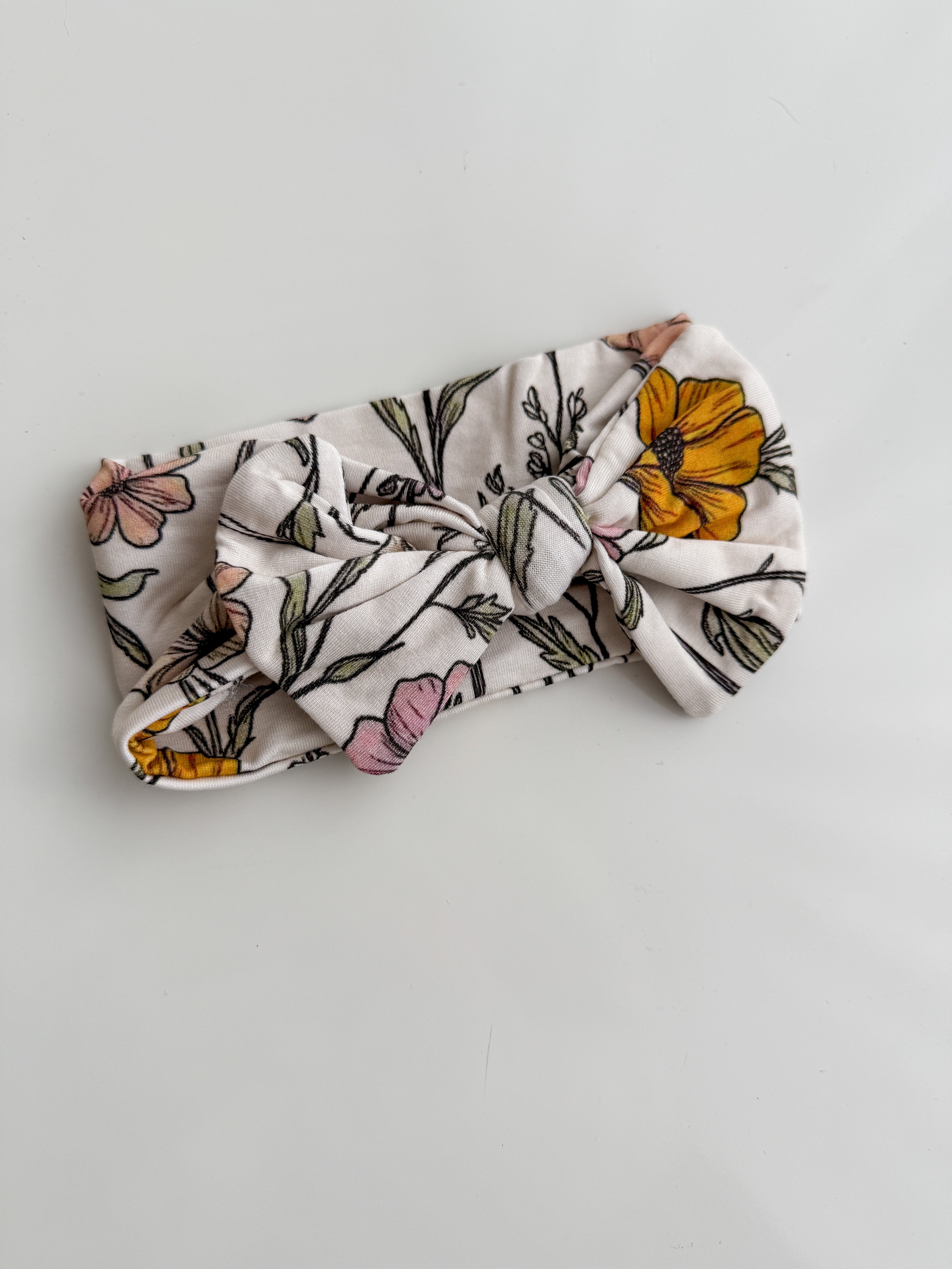 Wild Poppies Bamboo Headband