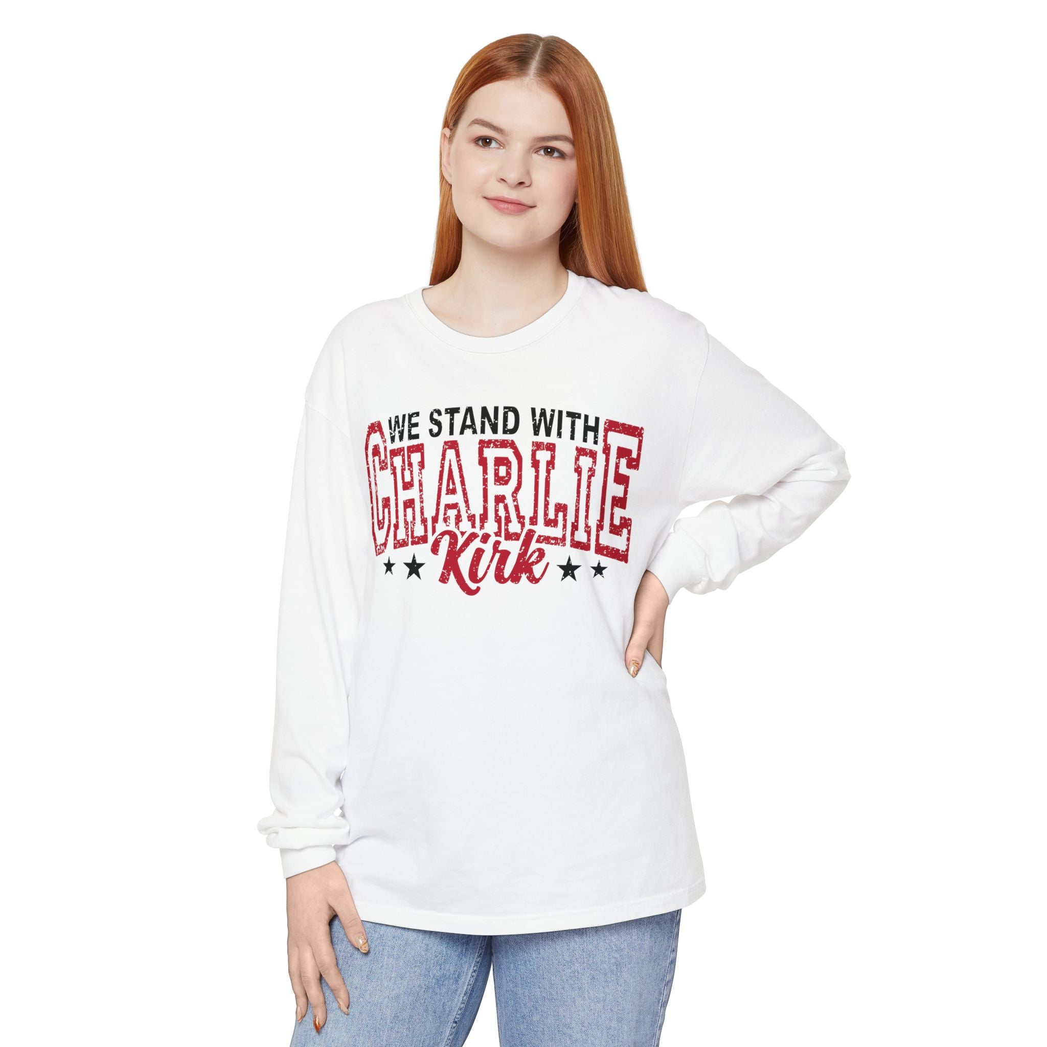 We stand with Charlie - long sleeve