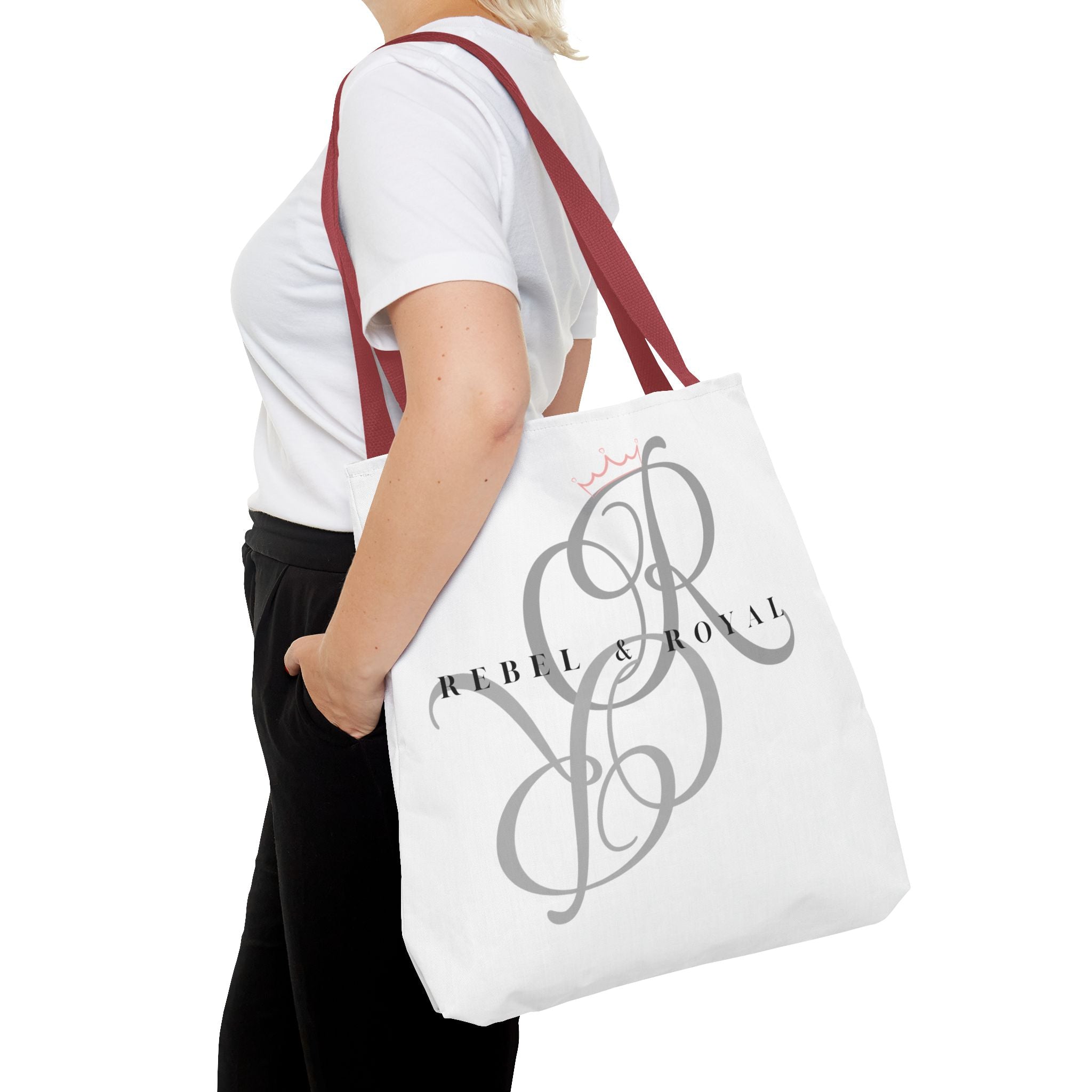 Chic Tote Bag - 'Rebel & Royal' - Stylish Carryall for Fashion Lovers, Travel, Minimalist Design, Gifts for Her