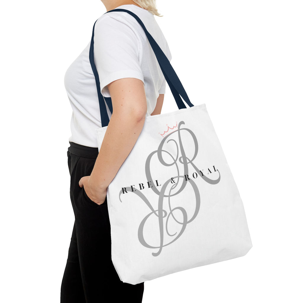 Chic Tote Bag - 'Rebel & Royal' - Stylish Carryall for Fashion Lovers, Travel, Minimalist Design, Gifts for Her