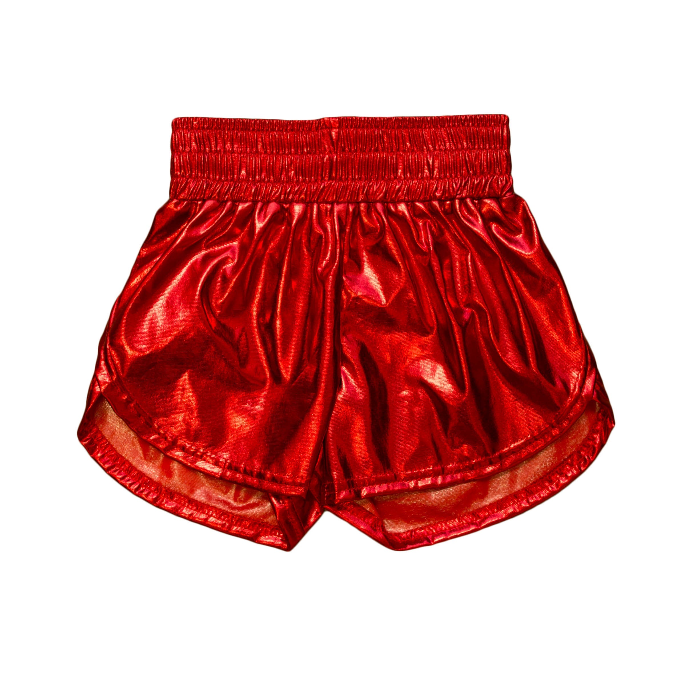 Red Metallic Adult Shorts