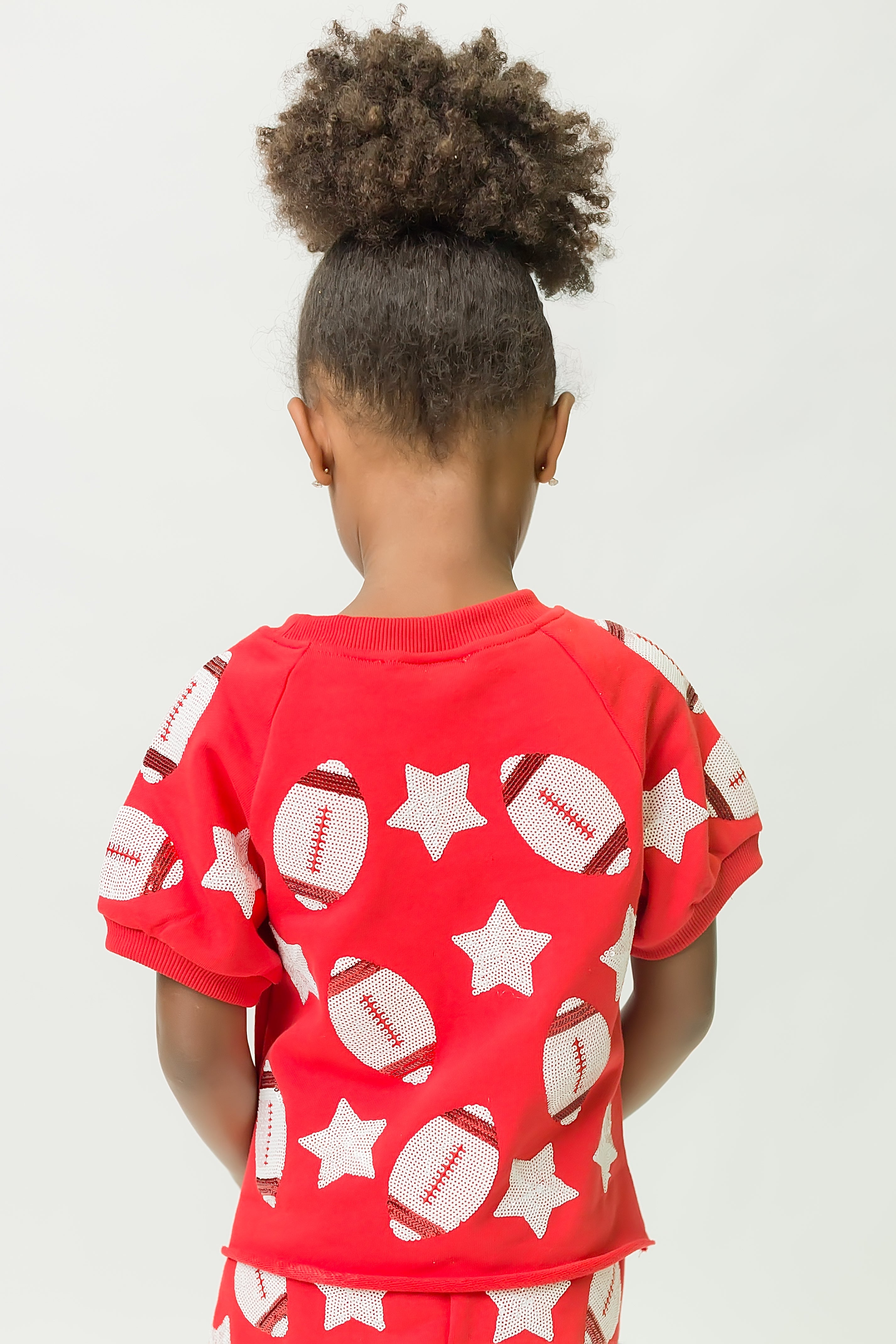 Red Football Top