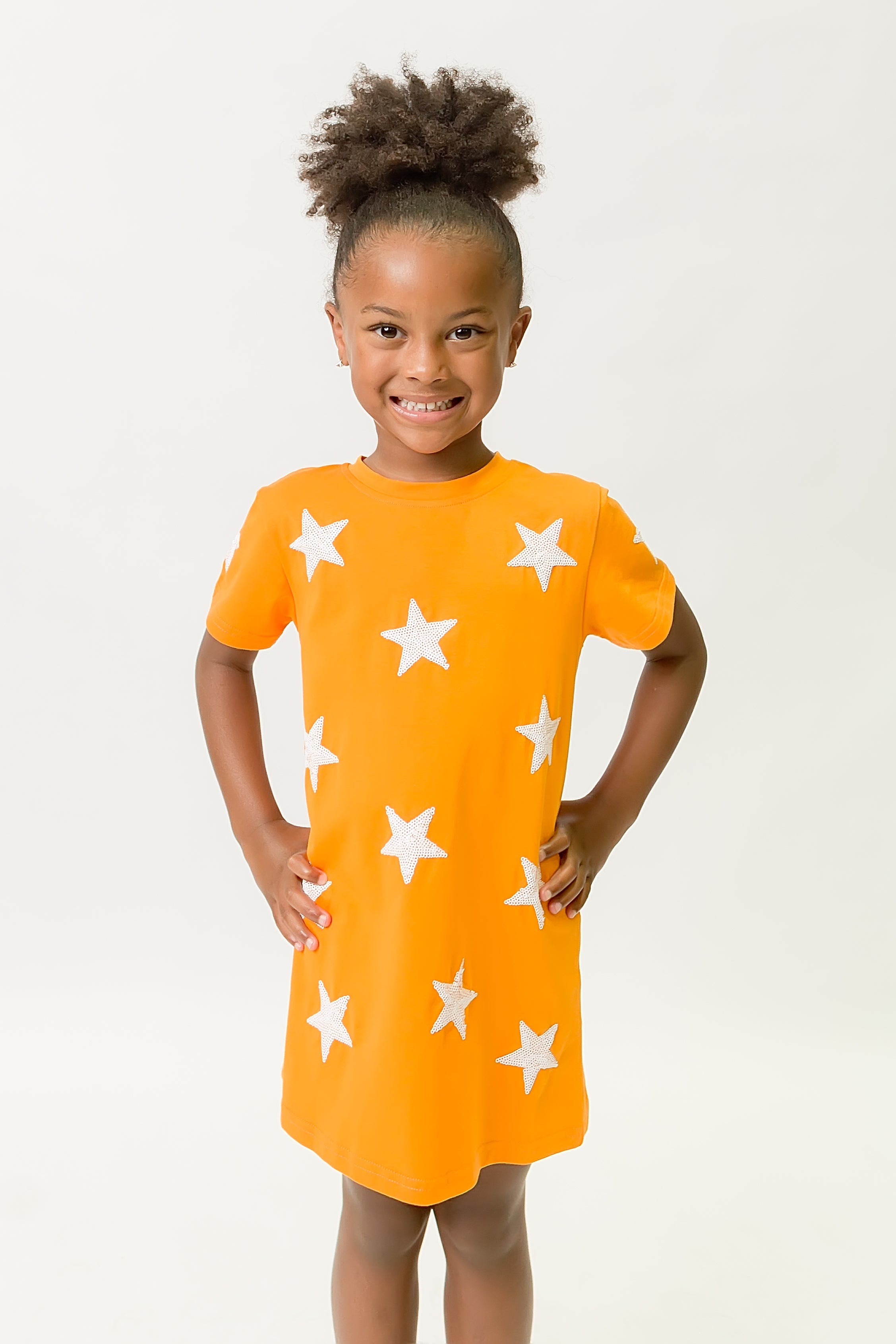 Orange Star Dress