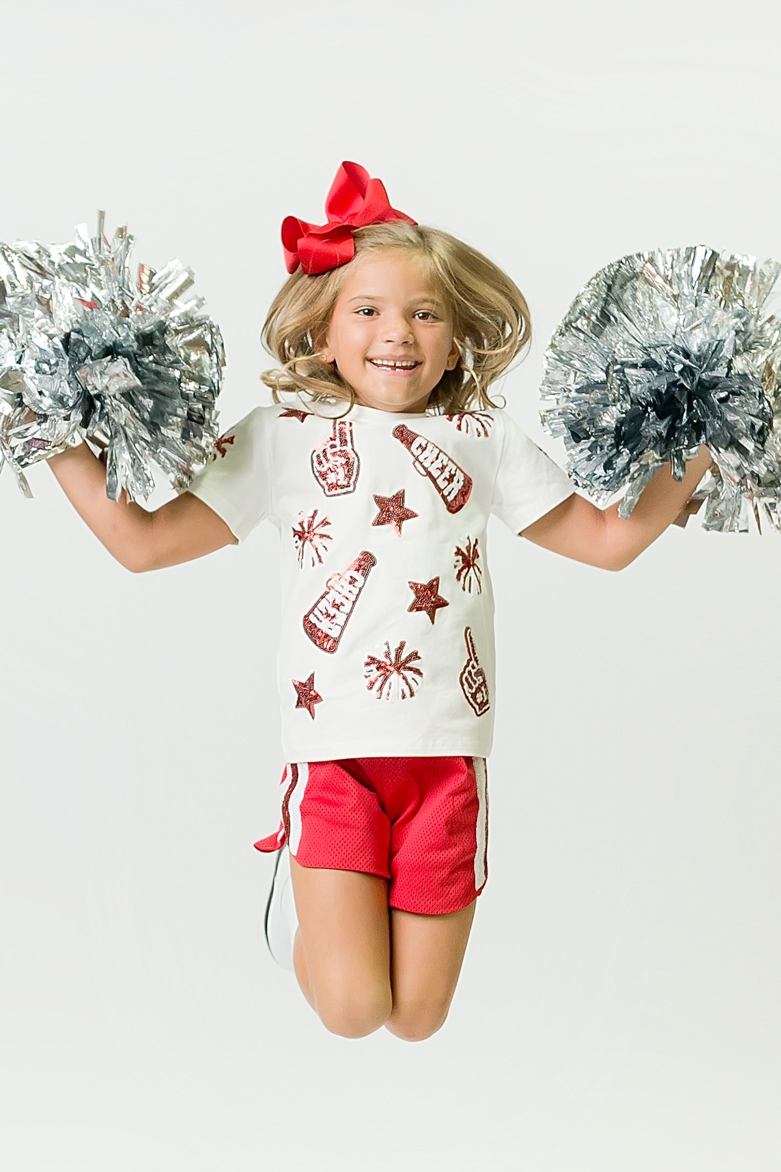 Red and White Cheer Shirt