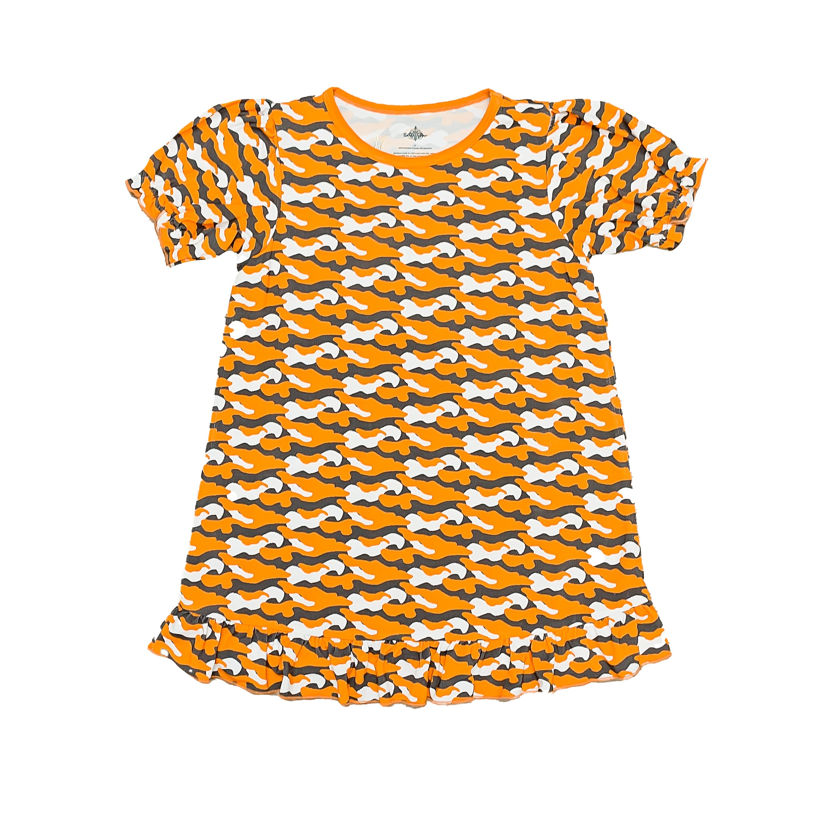 Orange Camo Play Dress