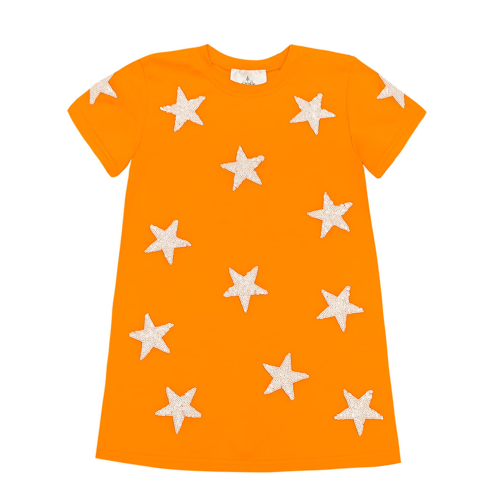 Orange Star Dress