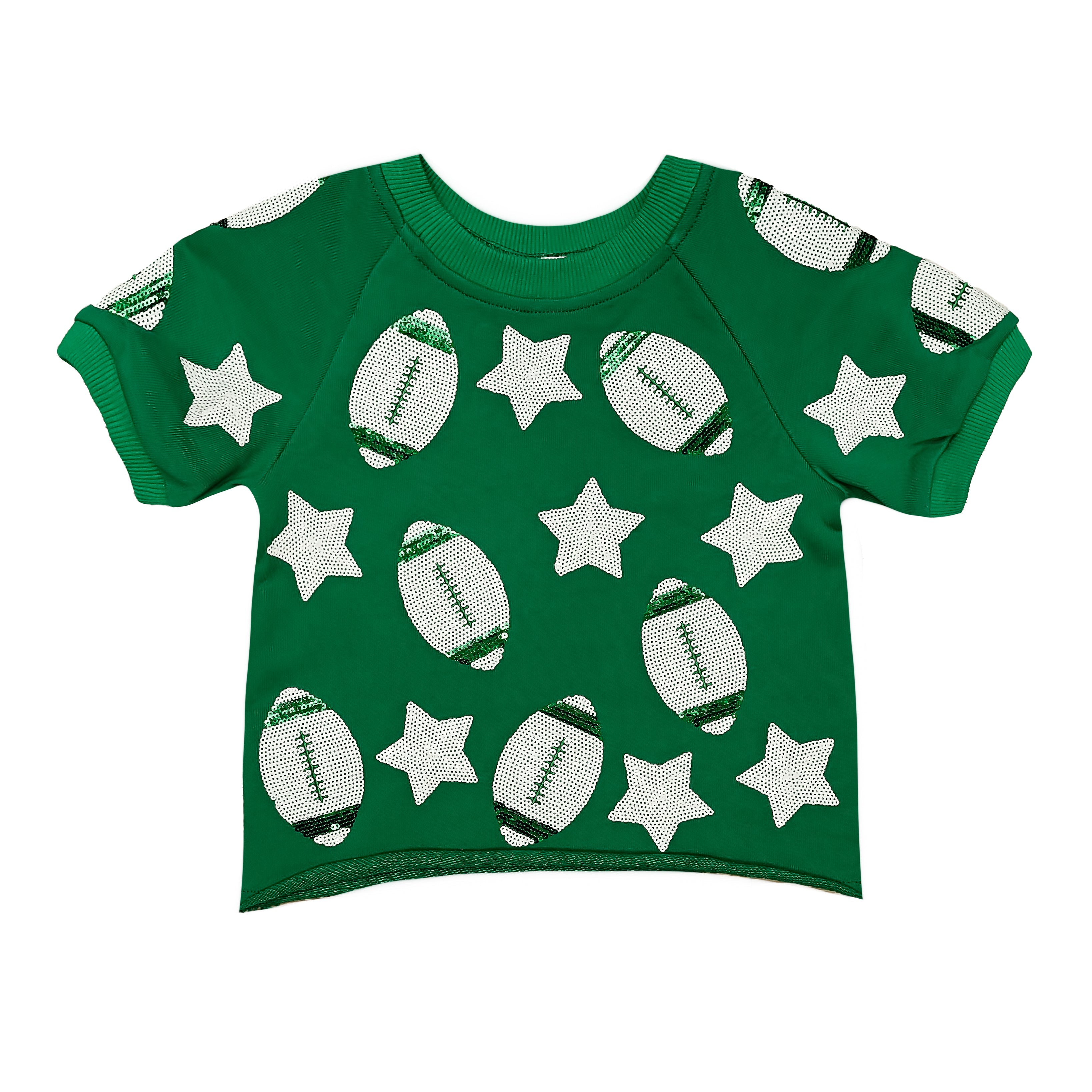 Green Football Top