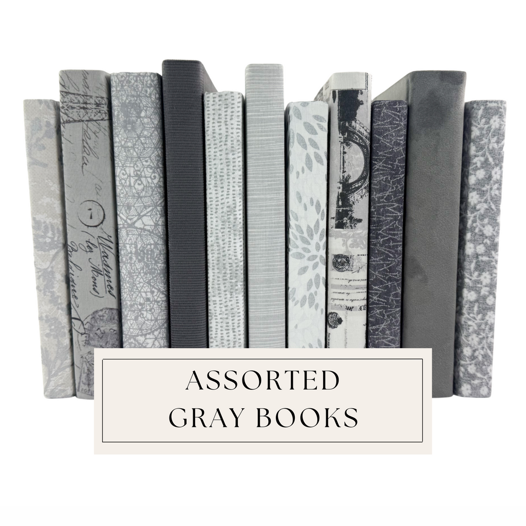 Assorted Gray Book Set- Designer Curated