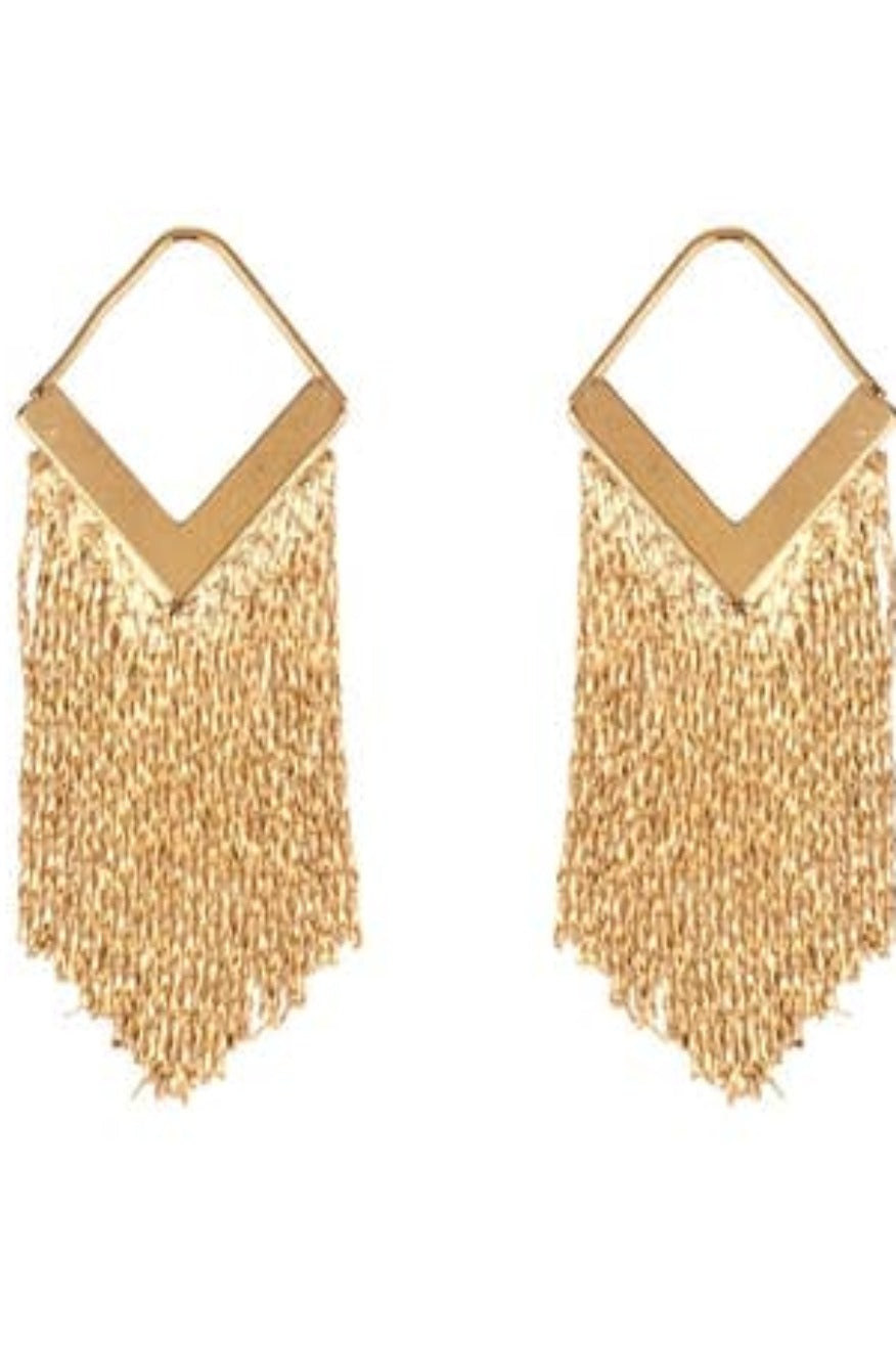 Fringe earrings