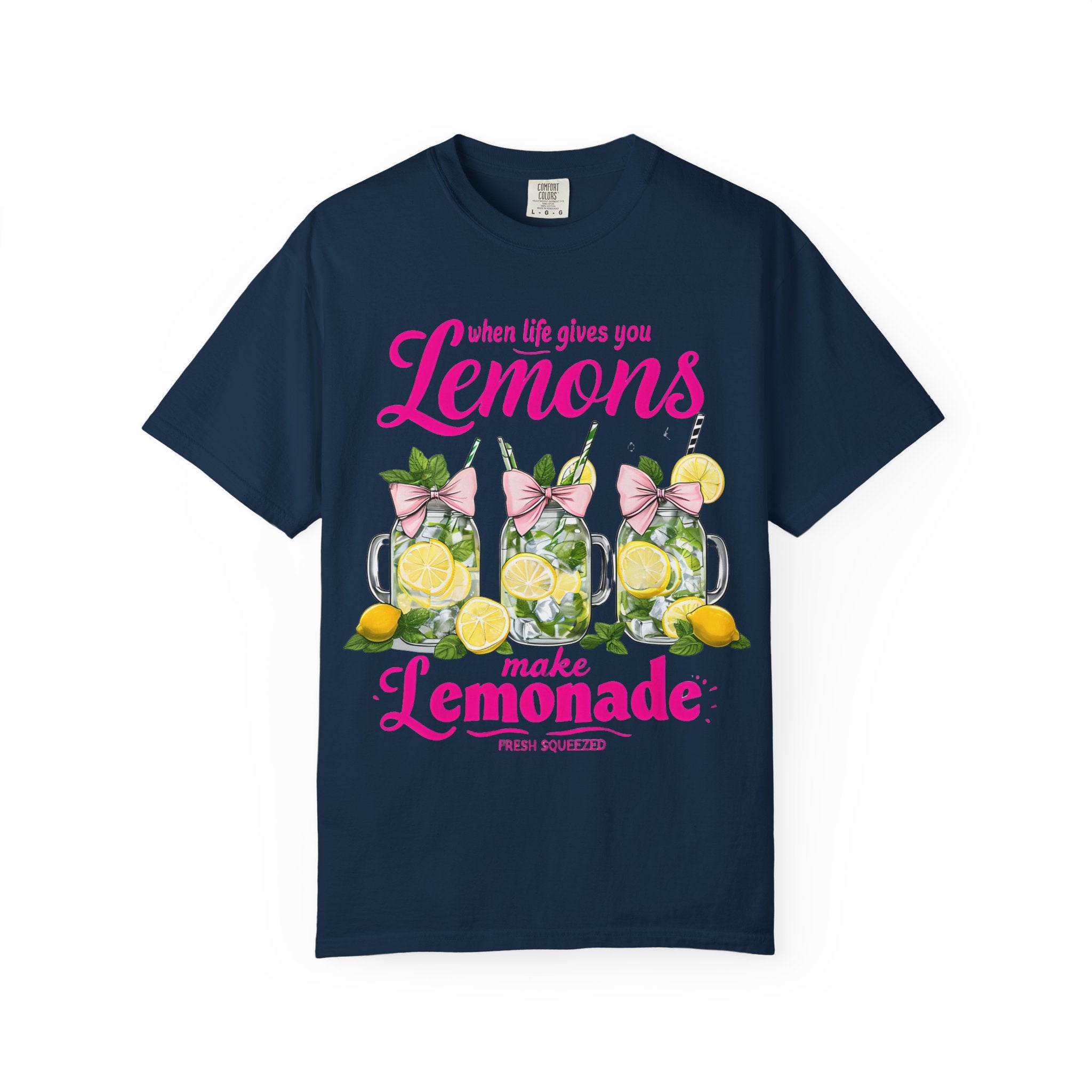 Lemonade Inspiration T-Shirt - Positive Vibes, Unisex Tee, Summer Style, Motivational Gift, Cute Apparel