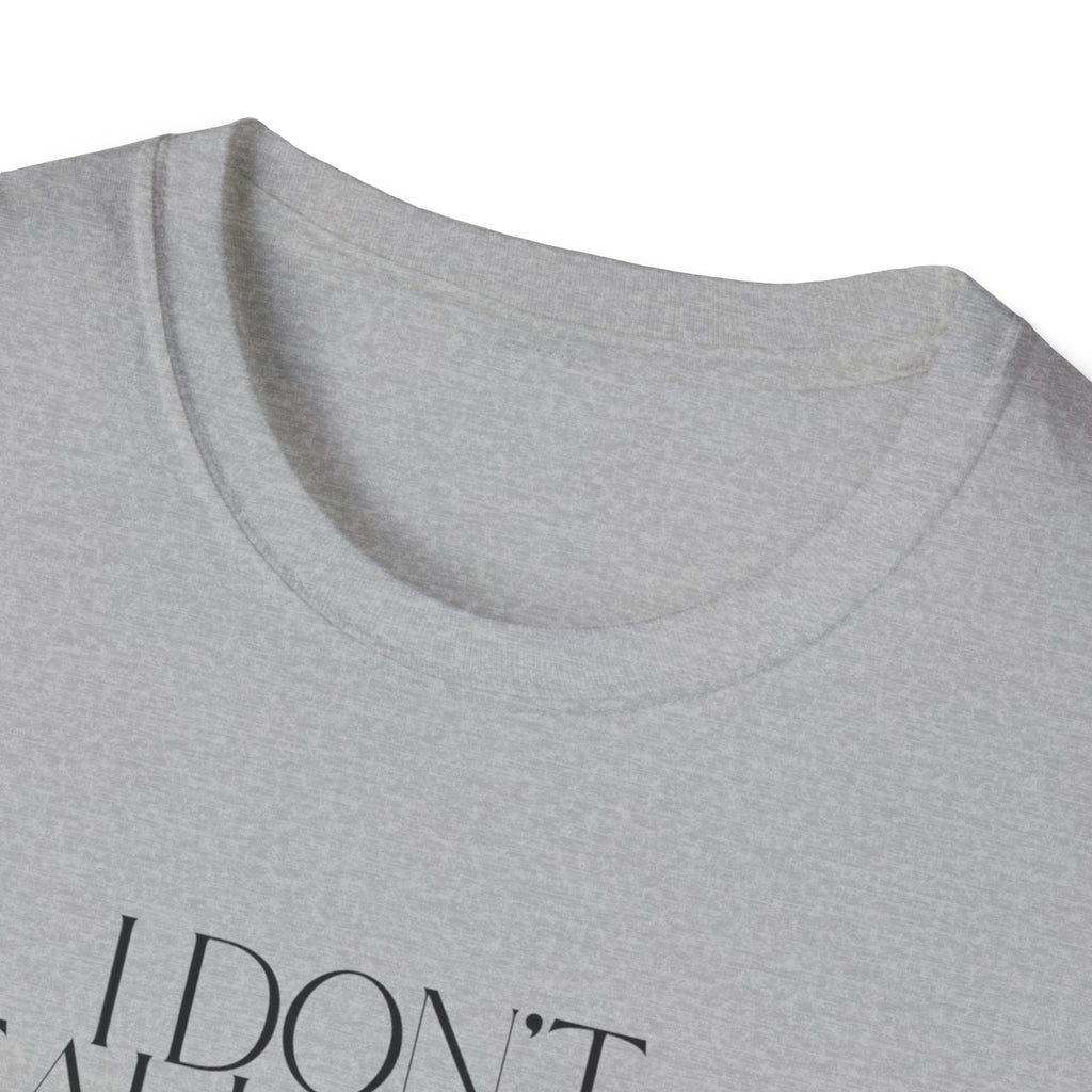 Unisex T-Shirt, JD Vance Quote I really don't care Margaret, Funny Graphic Tee, Sarcastic Shirt, Novelty Top, Gift for Men Women