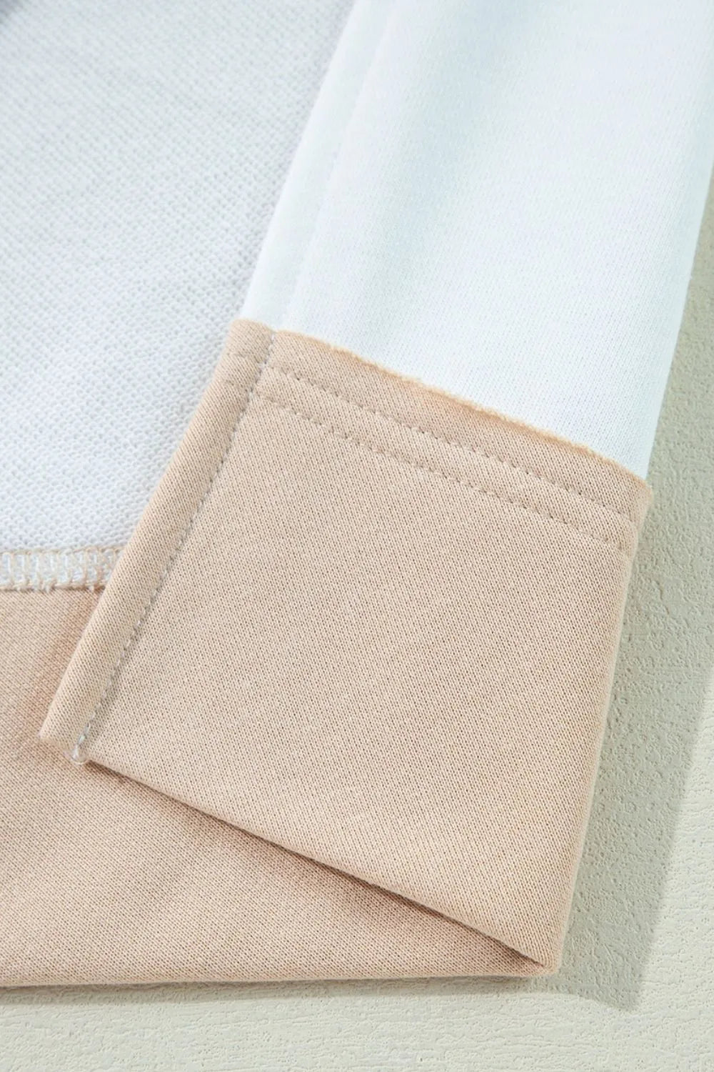 Color Block Patchwork Side Split Tunic T Shirt