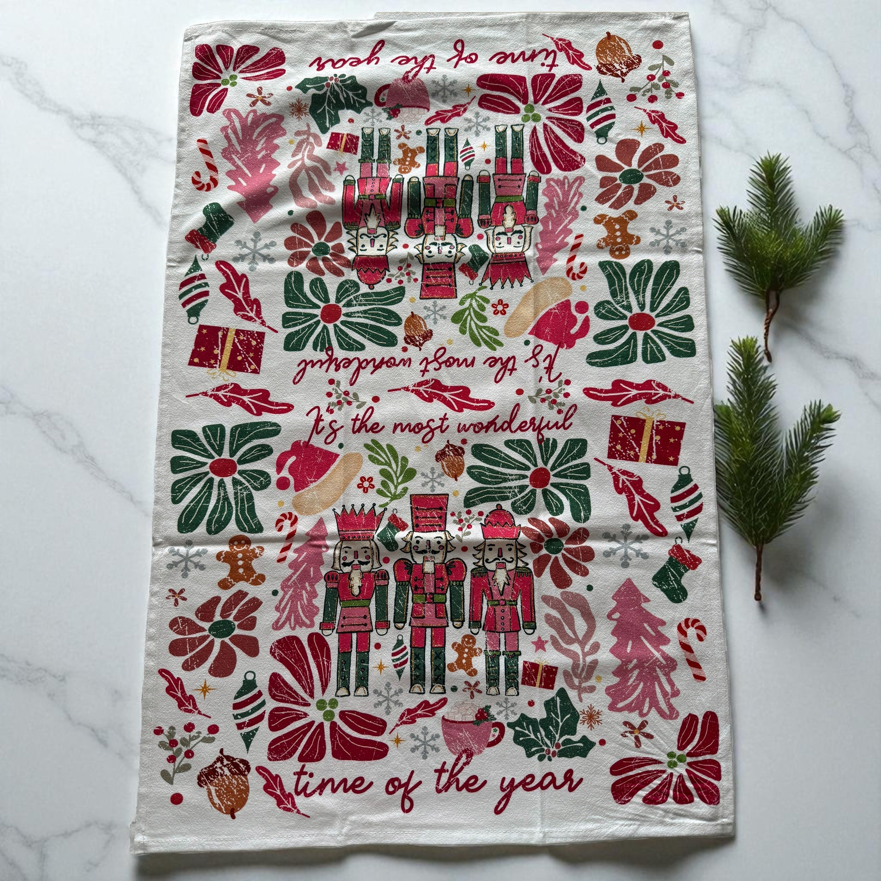 Boho Floral Nutcracker
