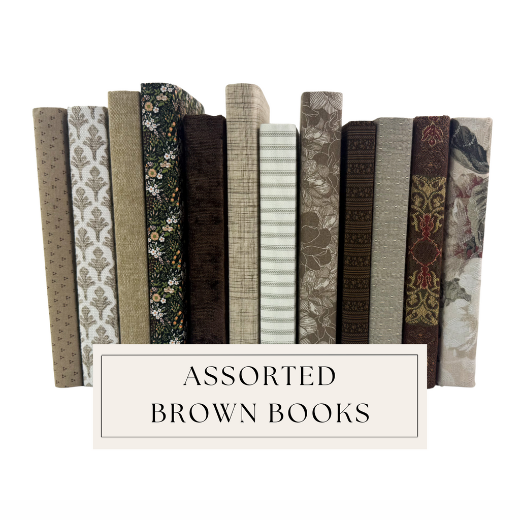 Assorted Brown Book Set- Designer Curated