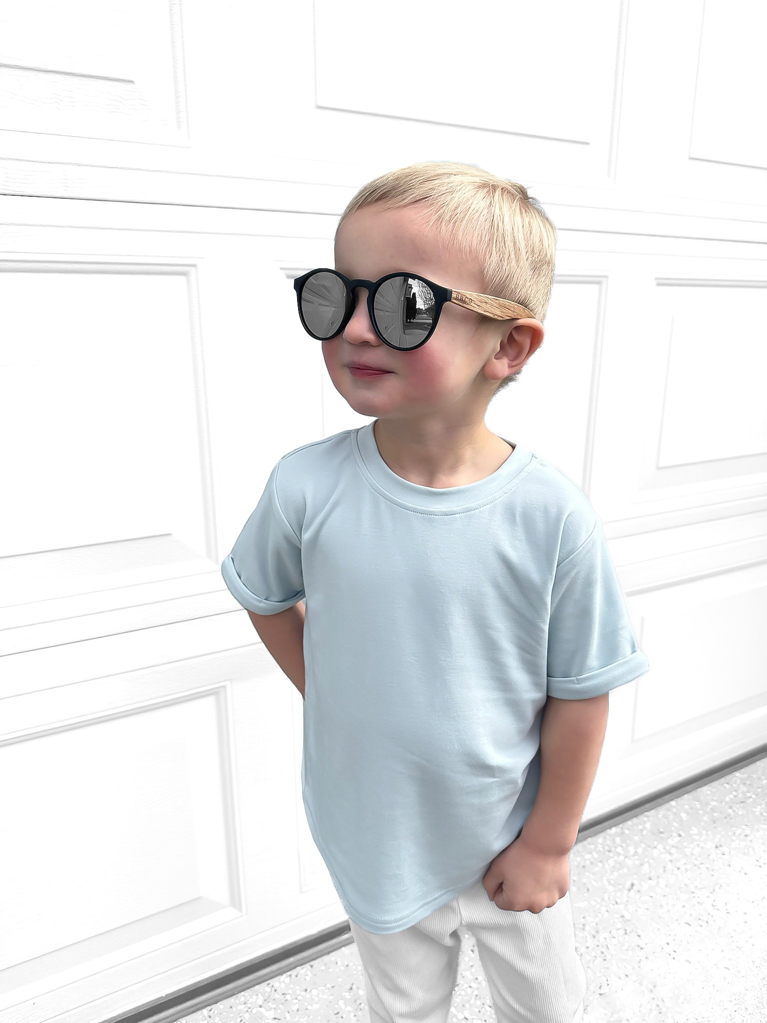 BAMBOO LUXE TEE - SKY