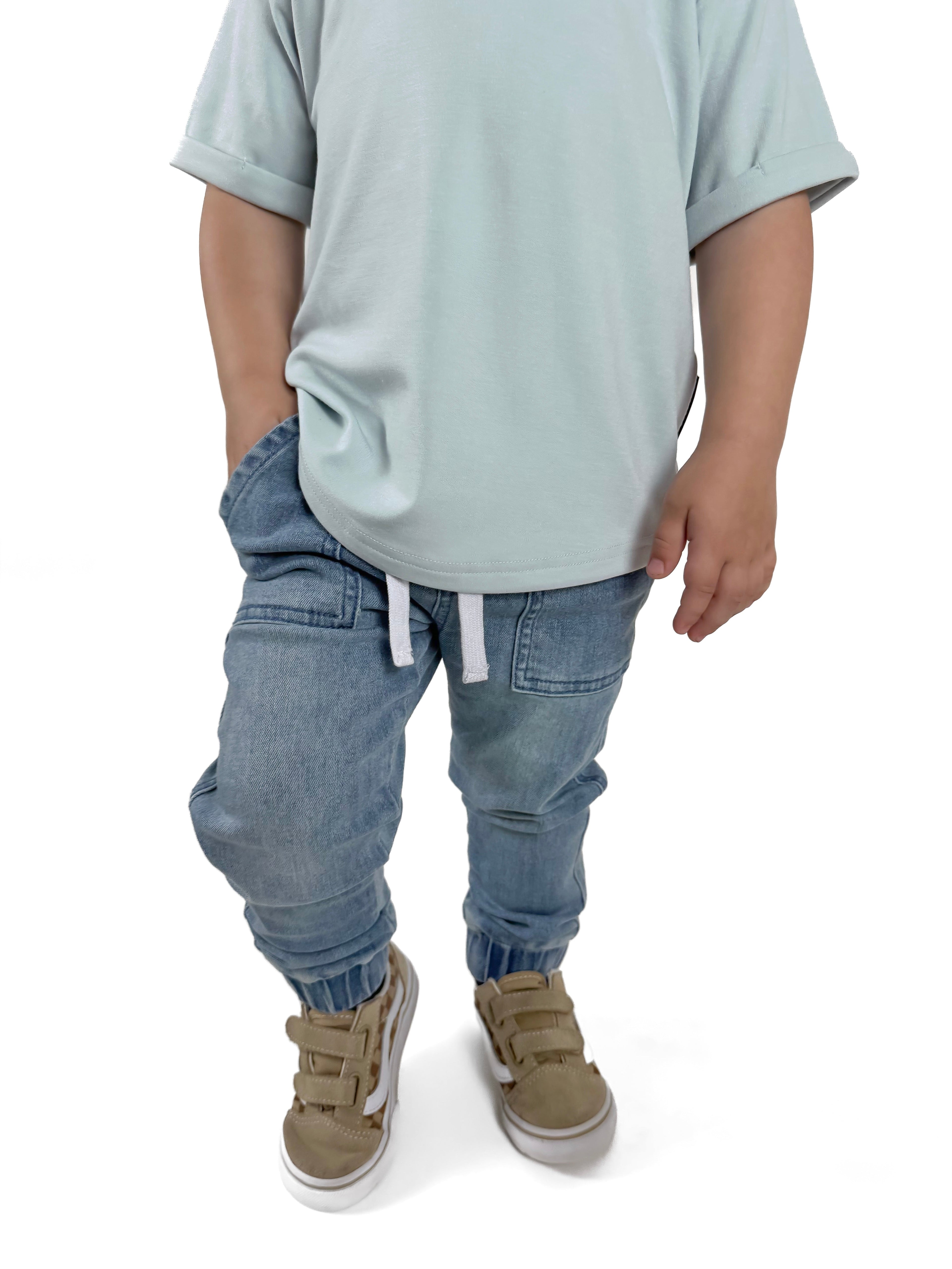 BAMBOO LUXE TEE - SKY