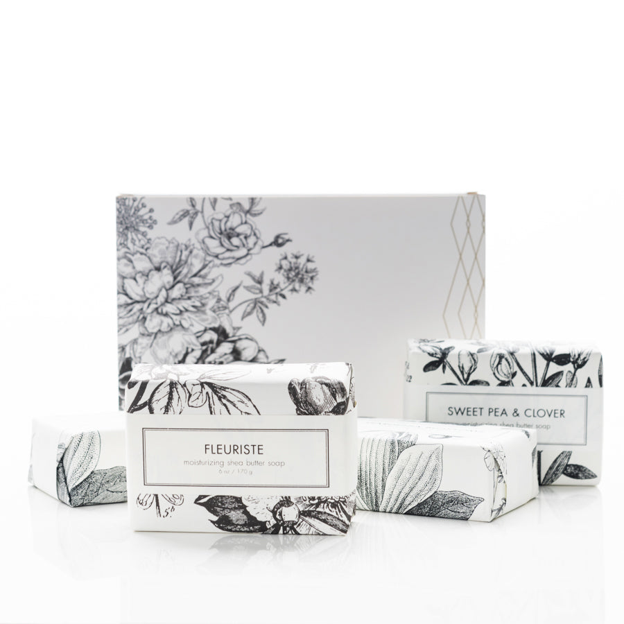 Floral Lovers - Shea Butter Soap Gift Set